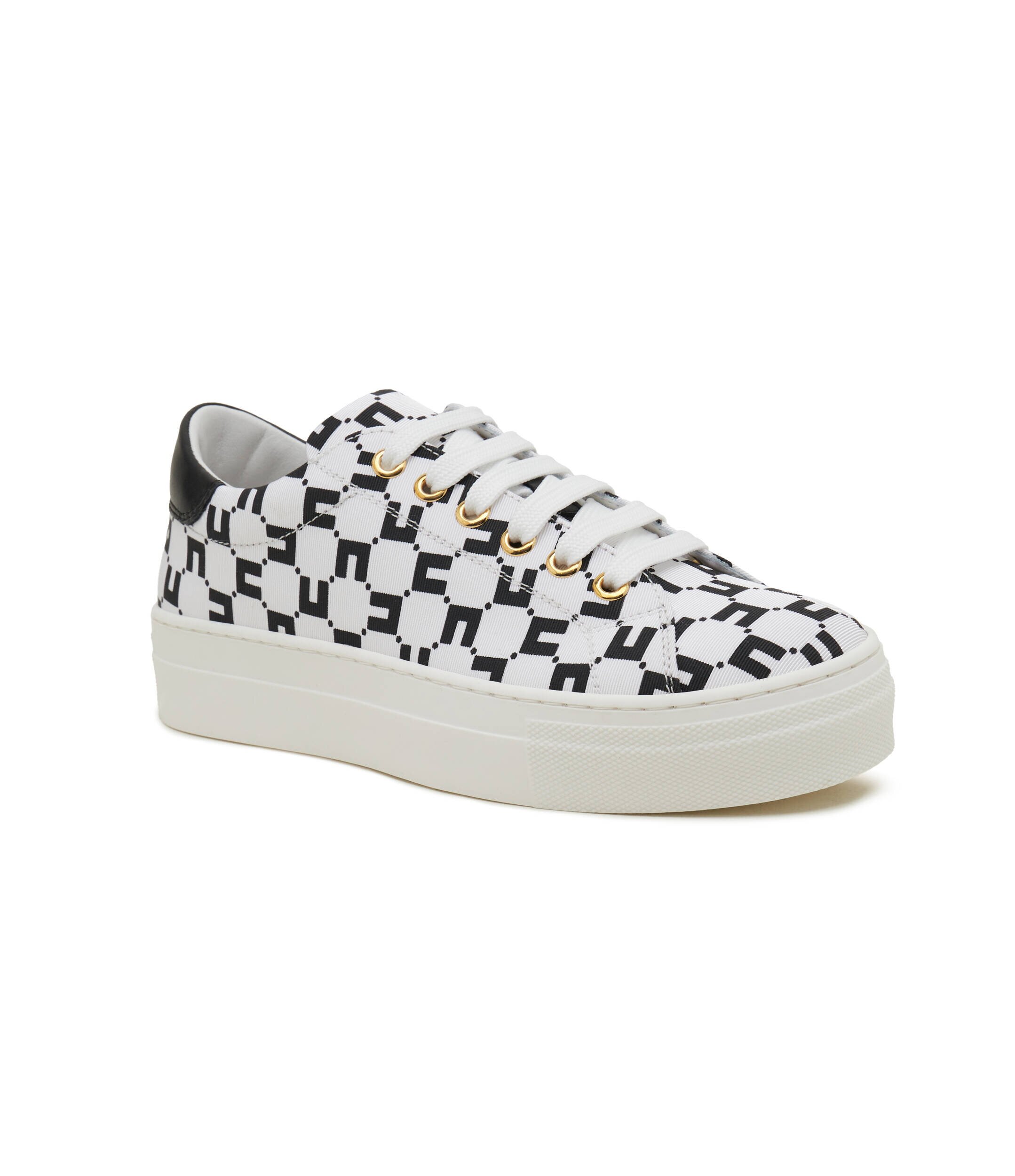 Elisabetta Franchi Sneakers cu adaos de piele