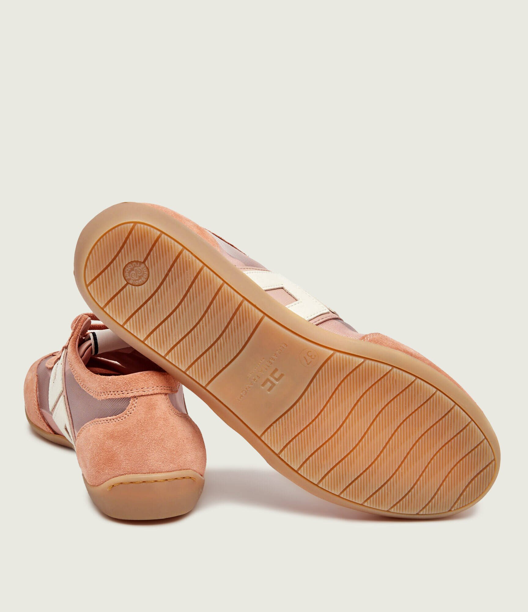 Elisabetta Franchi Sneakers cu adaos de piele | piele întoarsă