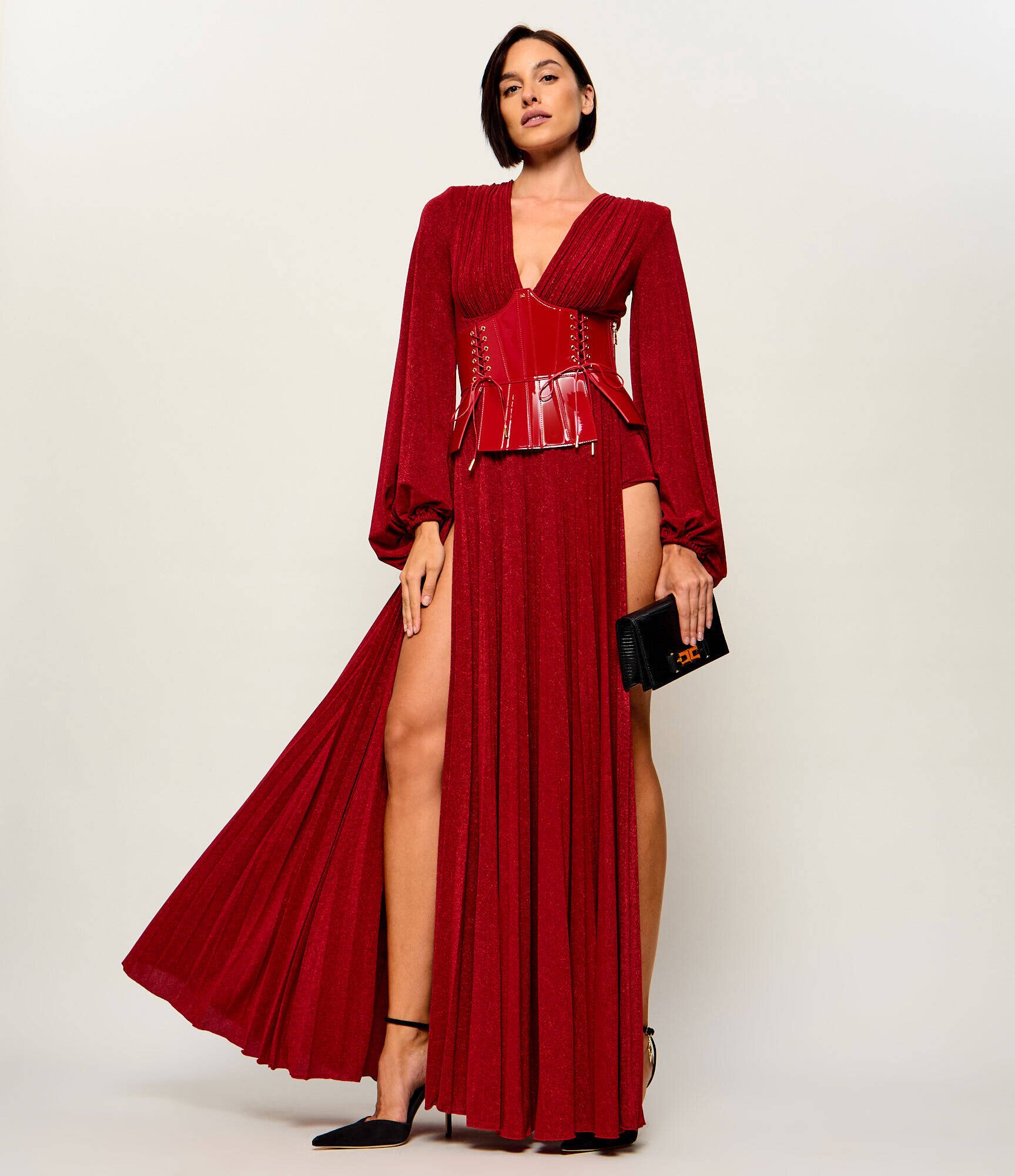Elisabetta Franchi Tocuri | piele întoarsă