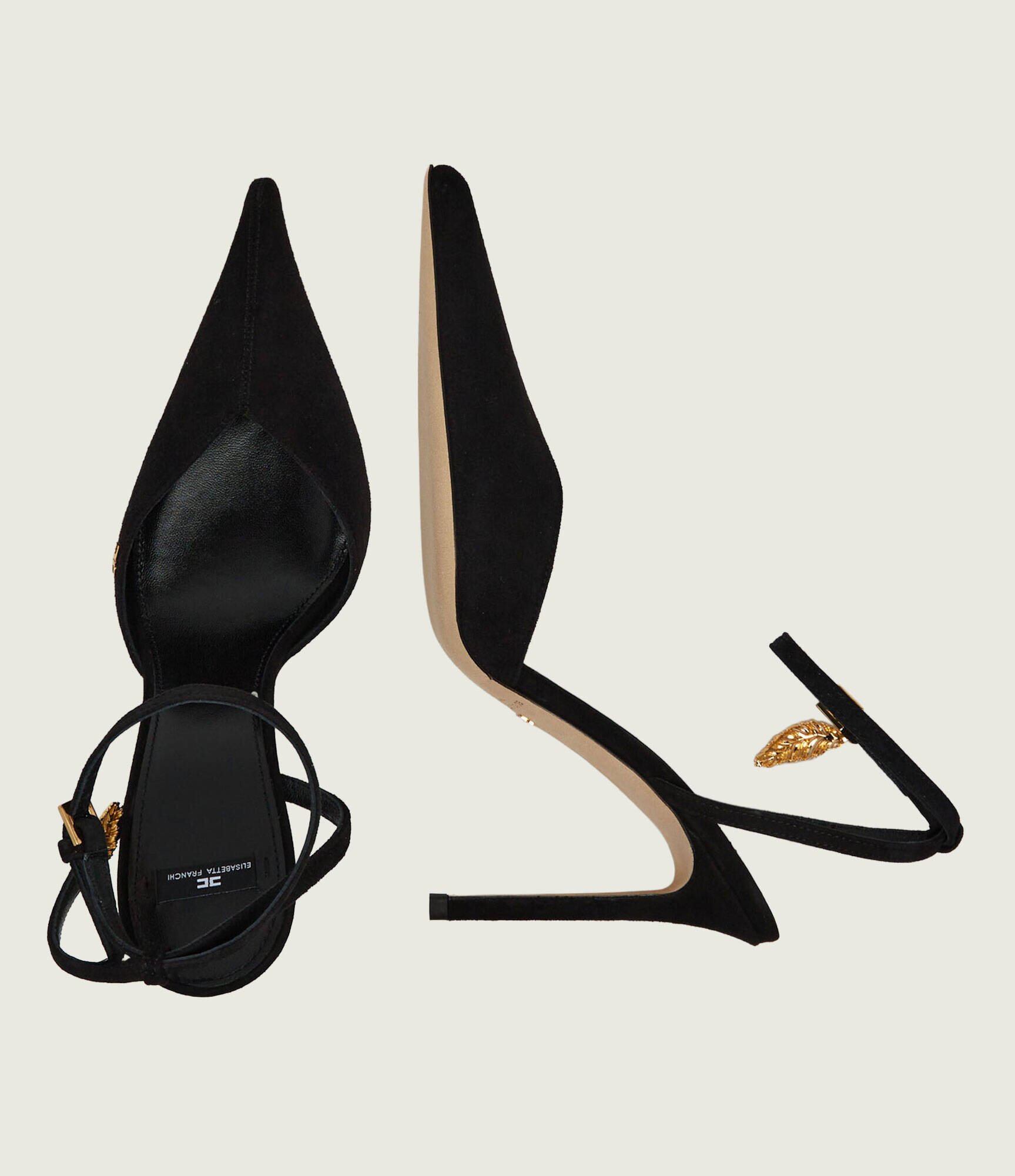 Elisabetta Franchi Tocuri | piele întoarsă