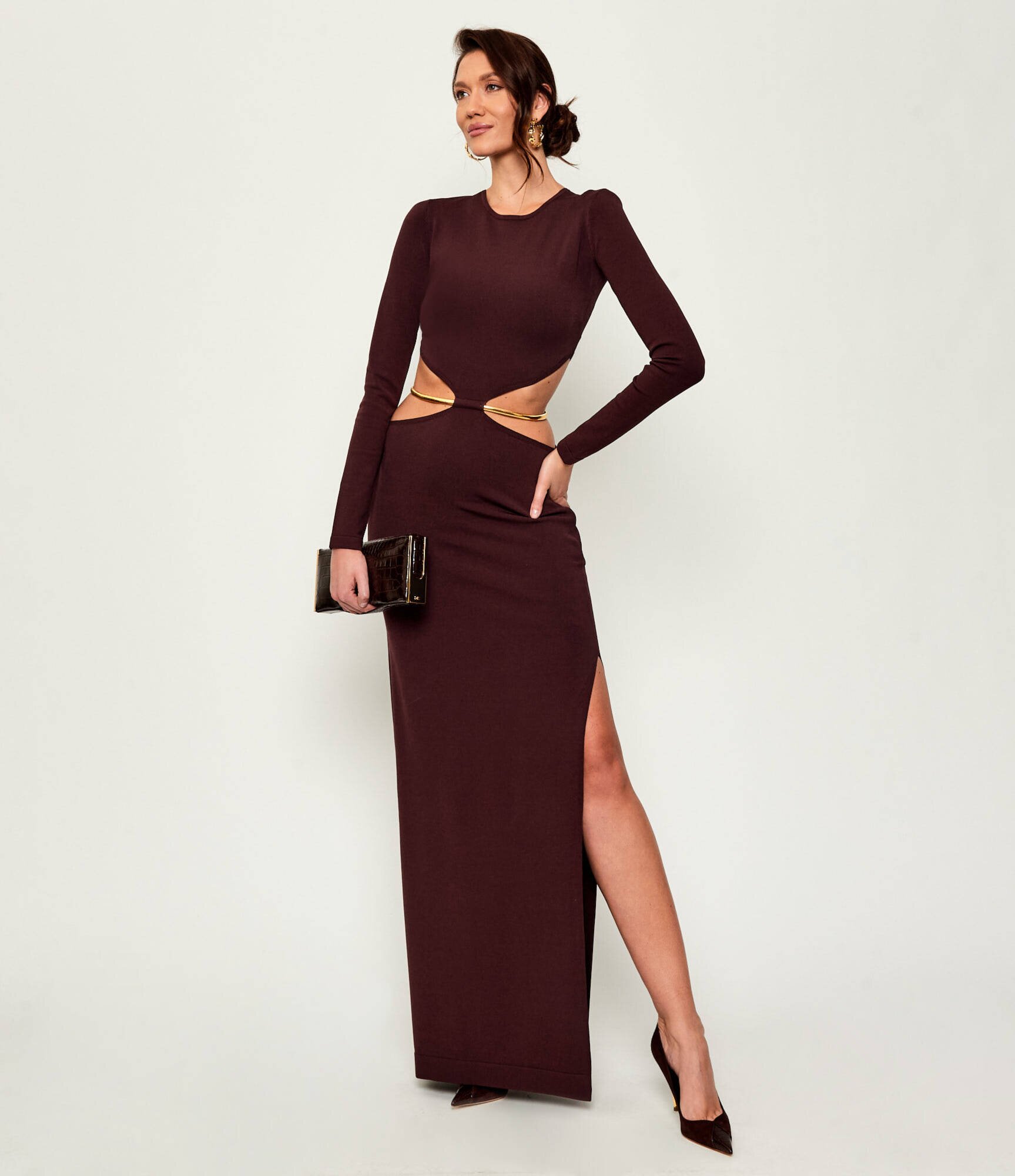 Elisabetta Franchi Tocuri | piele întoarsă