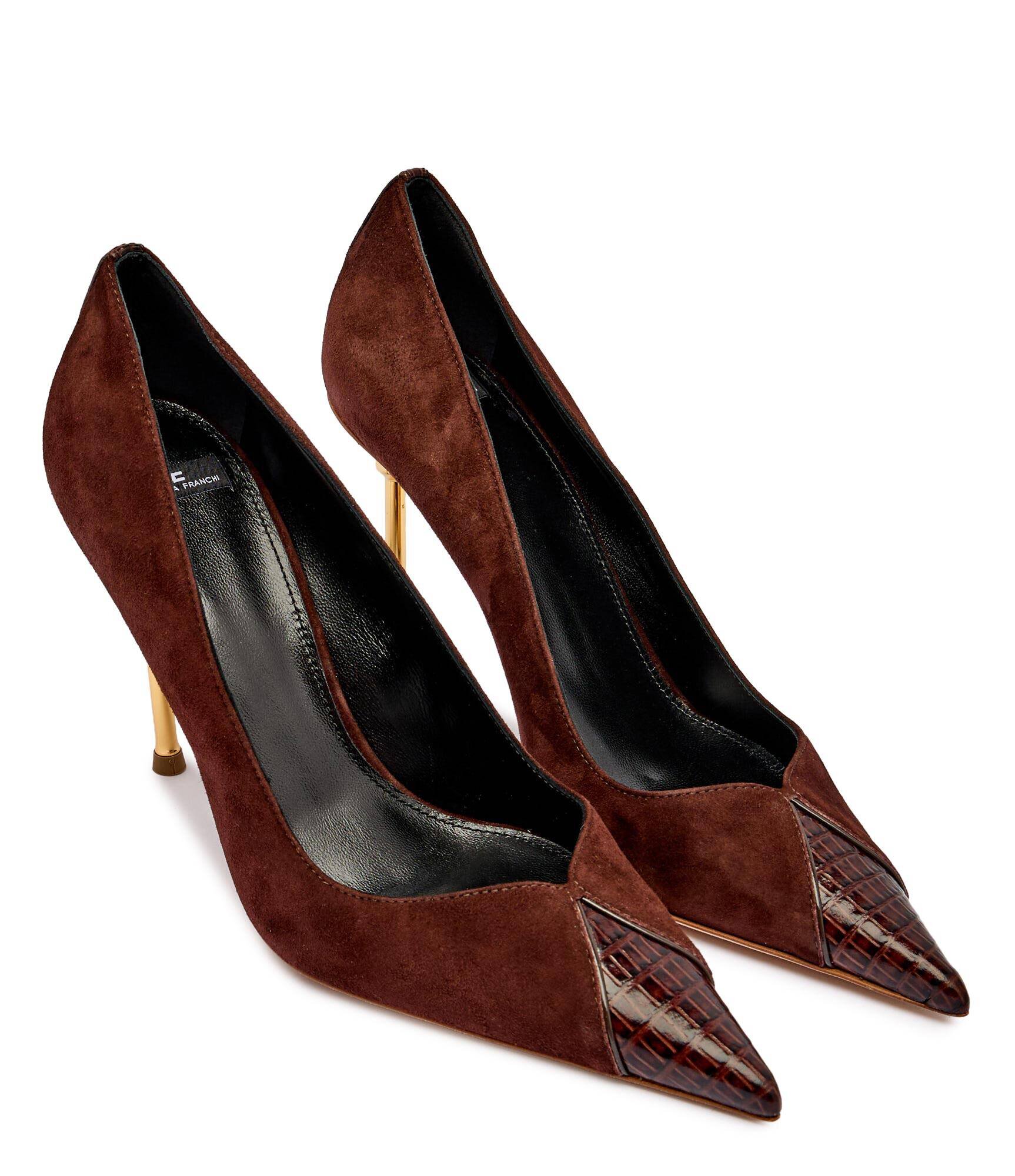 Elisabetta Franchi Tocuri | piele întoarsă