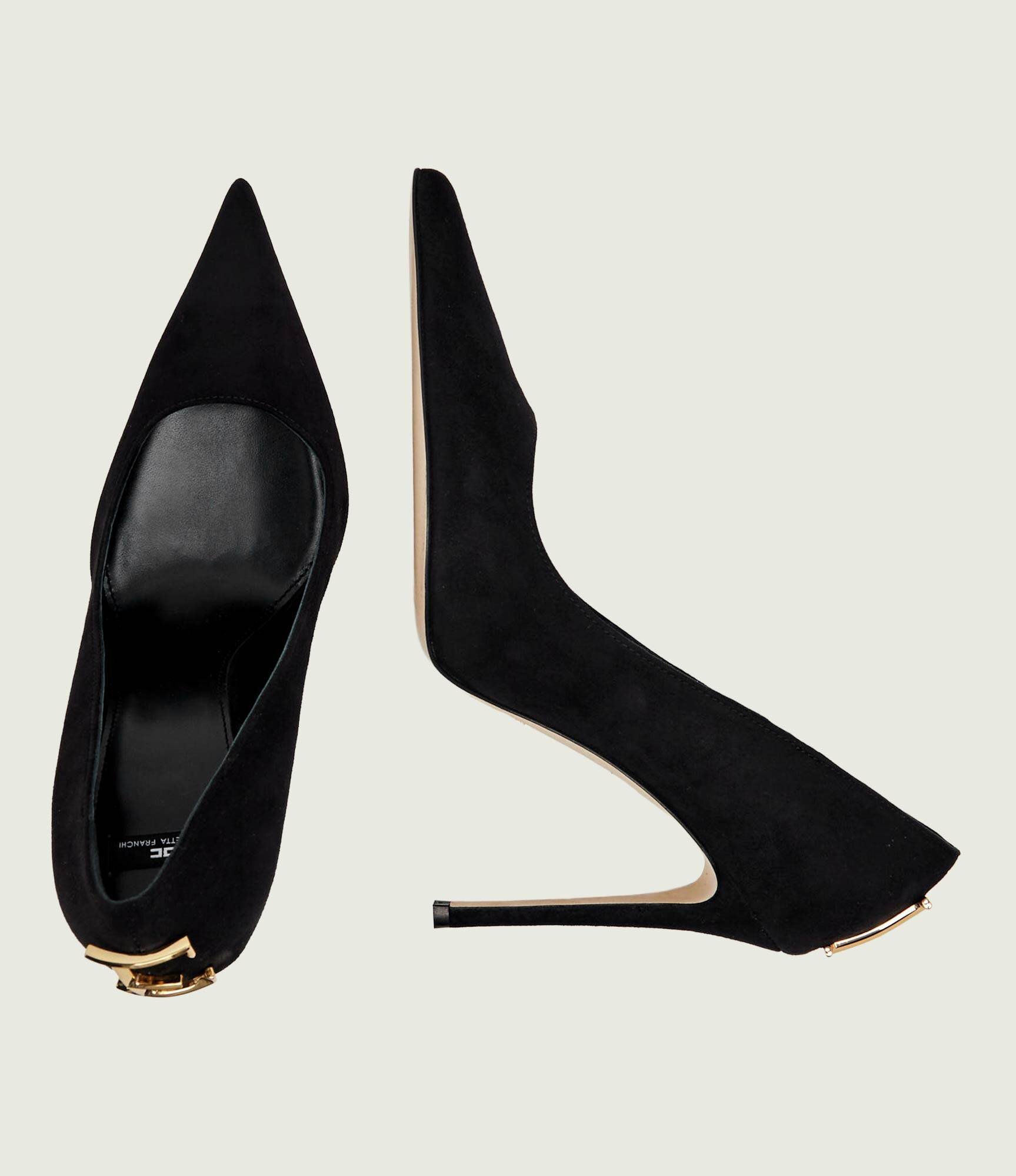 Elisabetta Franchi Tocuri | piele întoarsă