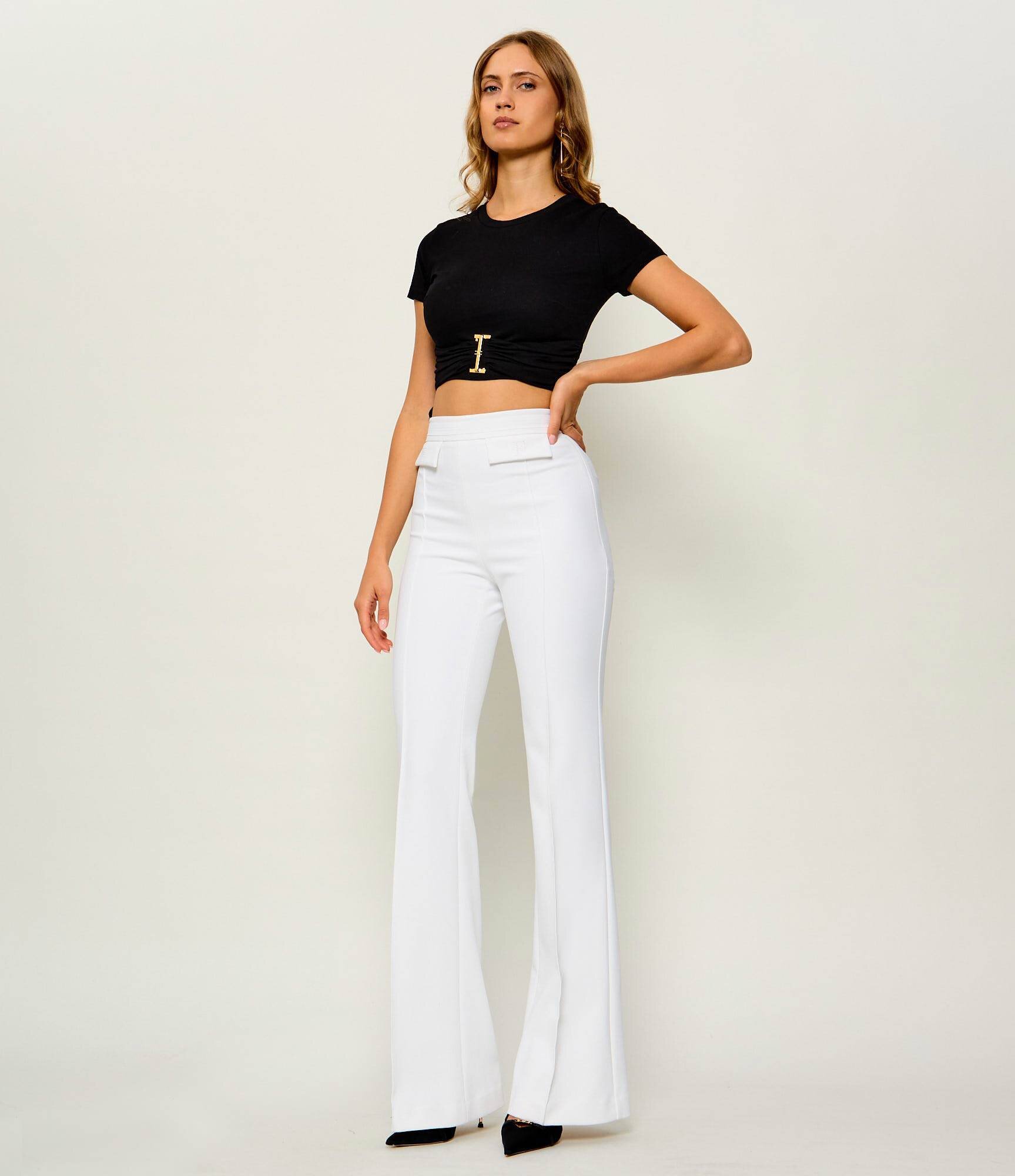 Elisabetta Franchi Tricou | Cropped Fit