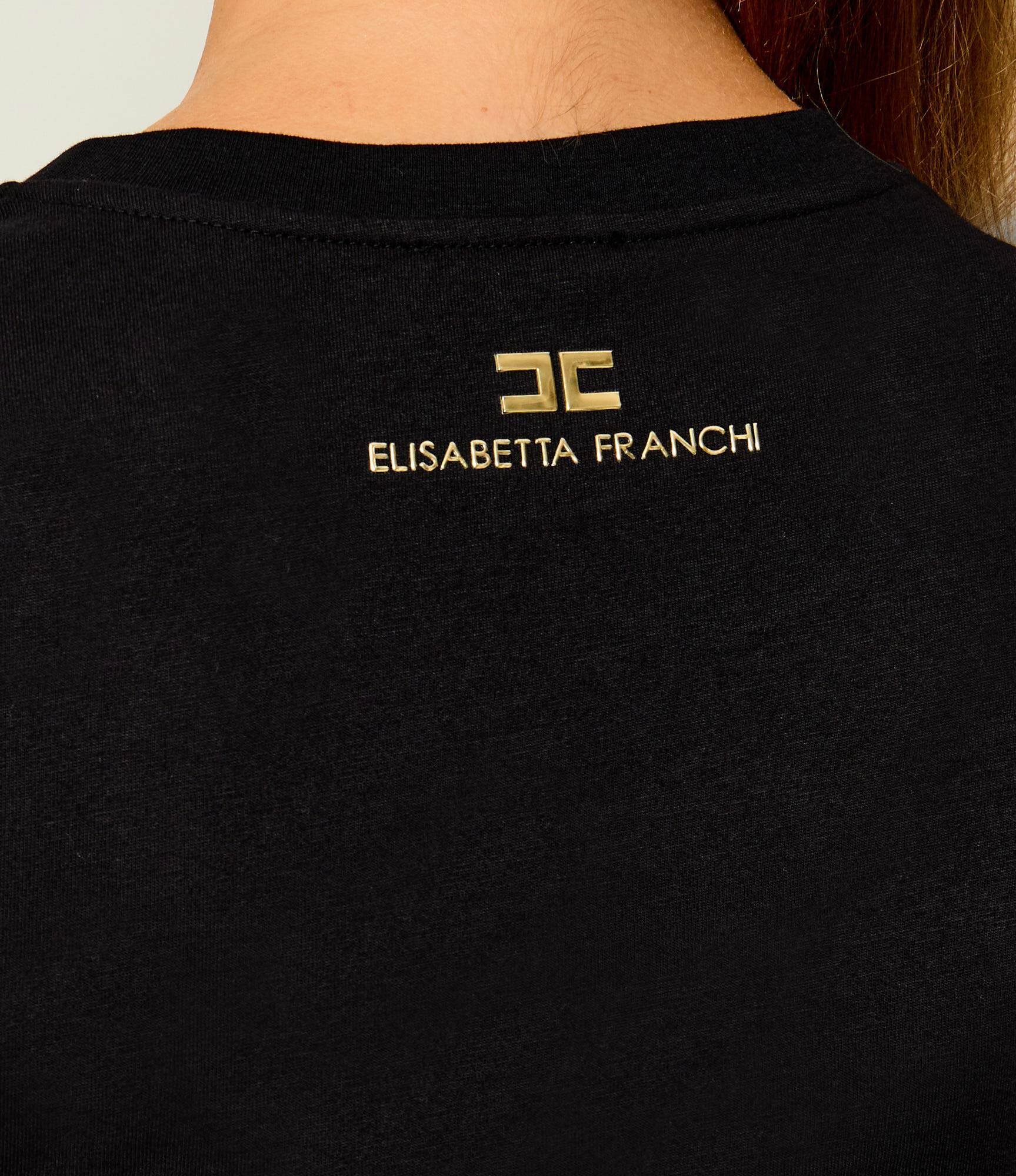 Elisabetta Franchi Tricou | Cropped Fit
