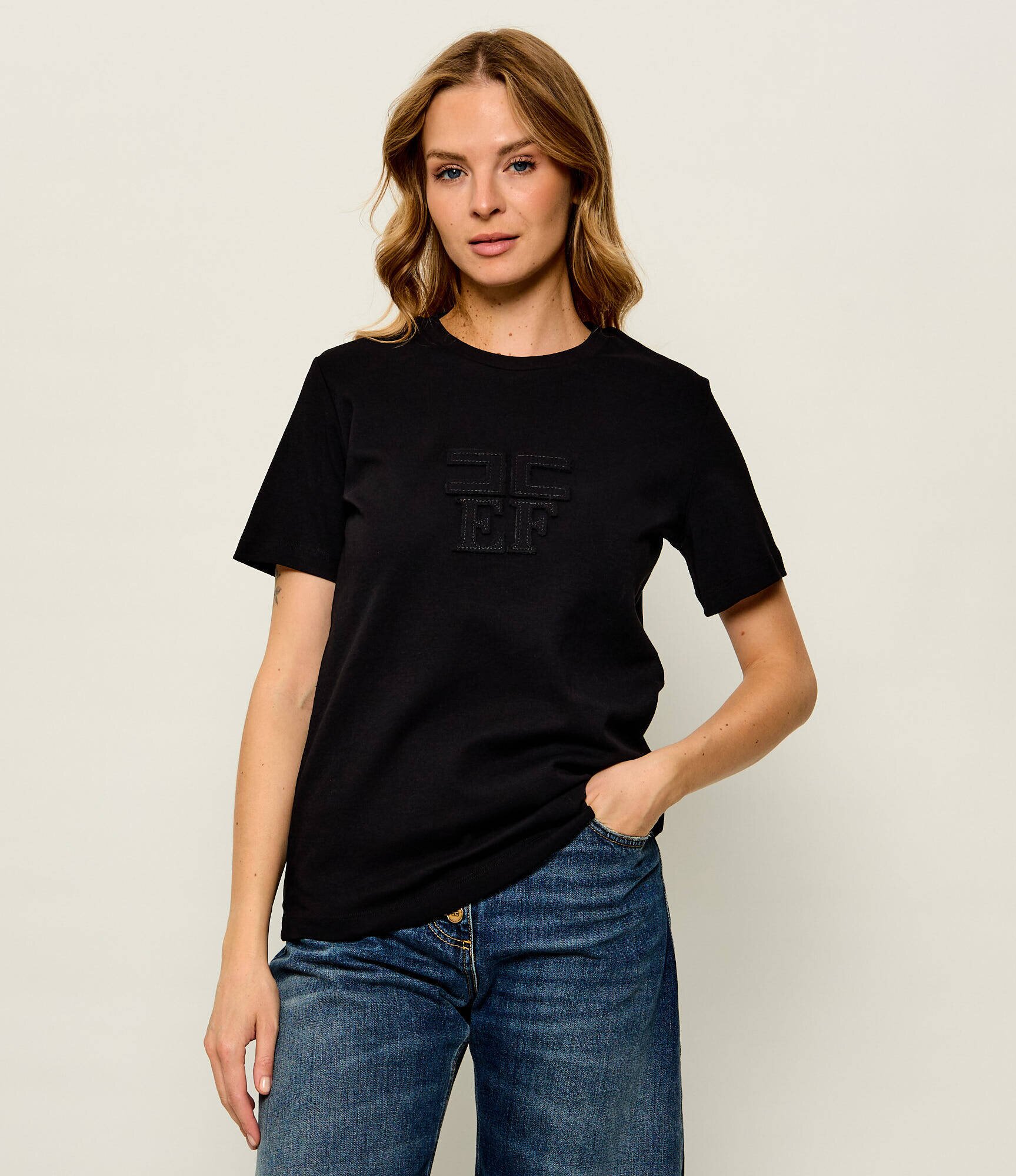 Elisabetta Franchi Tricou | Oversize fit