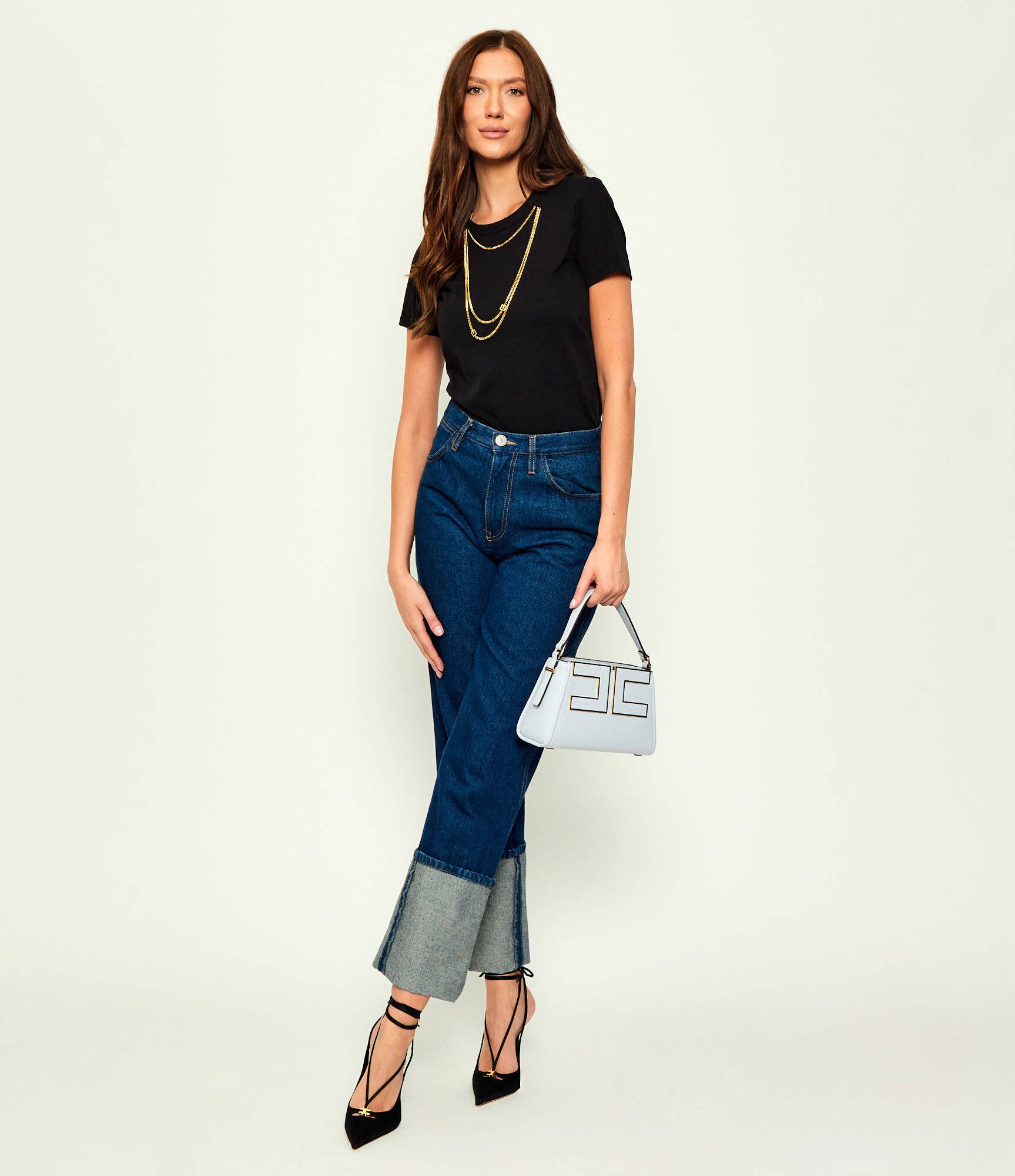 Elisabetta Franchi Tricou | Slim Fit
