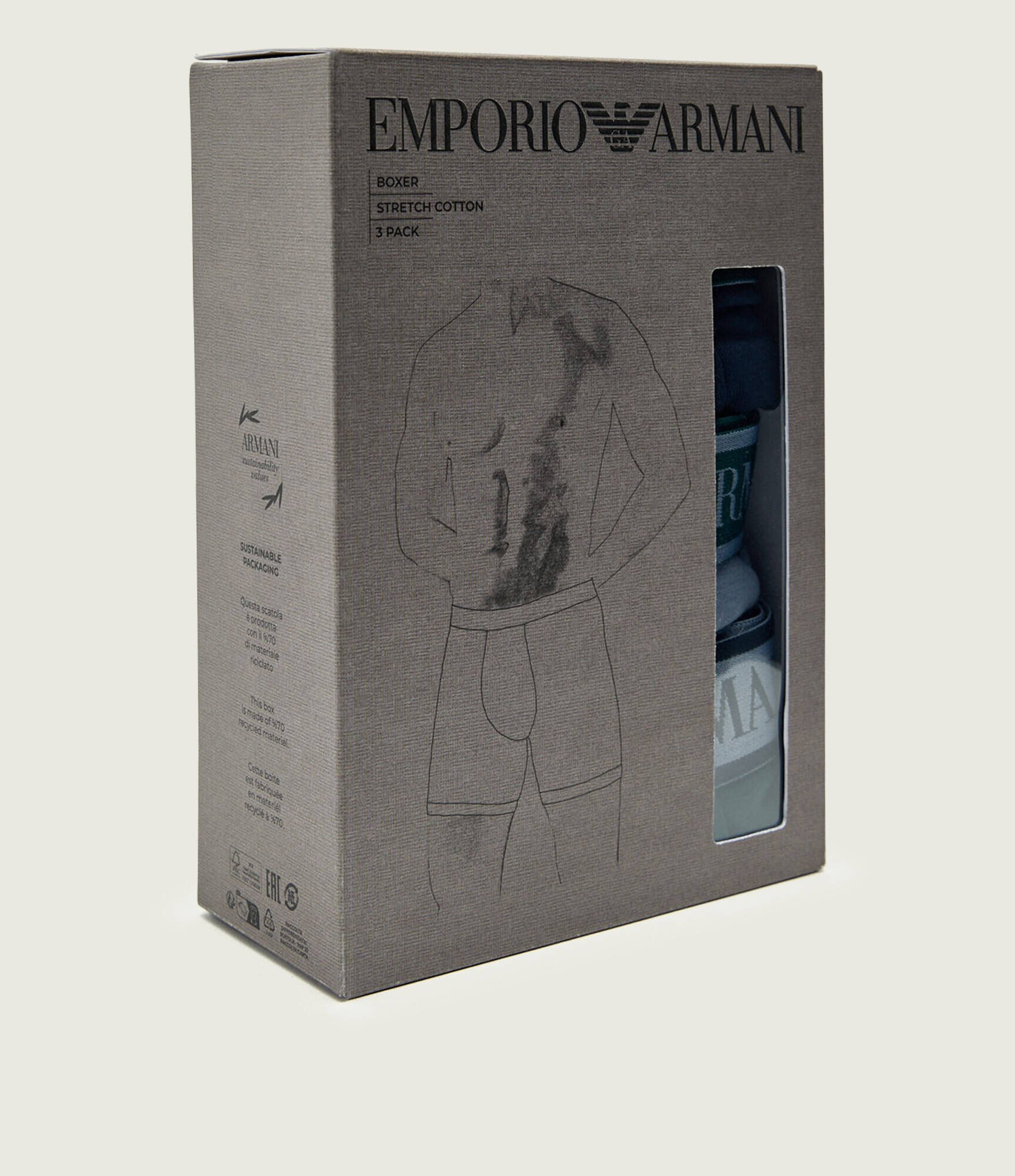 Emporio Armani Chiloți boxer 3-pack