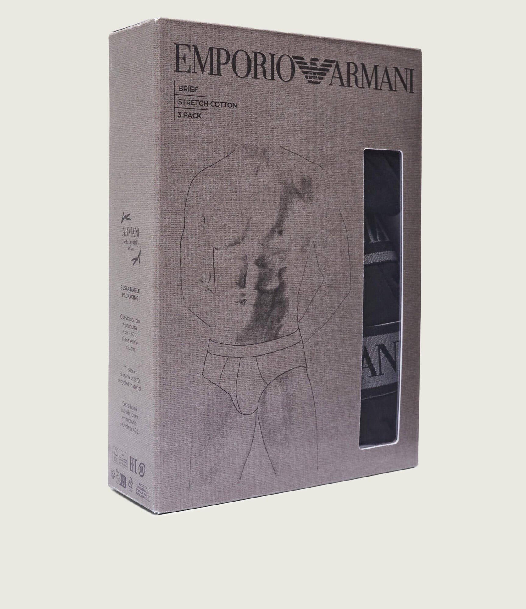 Emporio Armani Chiloți slipi 3-pack