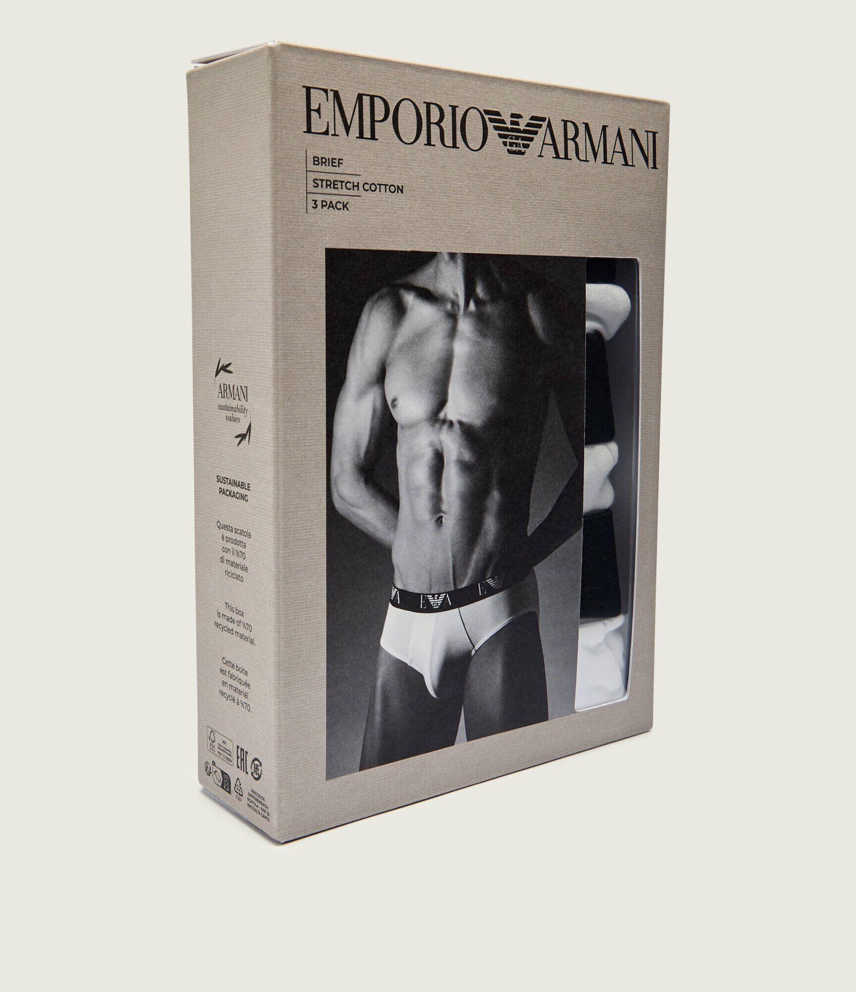 Emporio Armani Chiloți slipi 3-pack