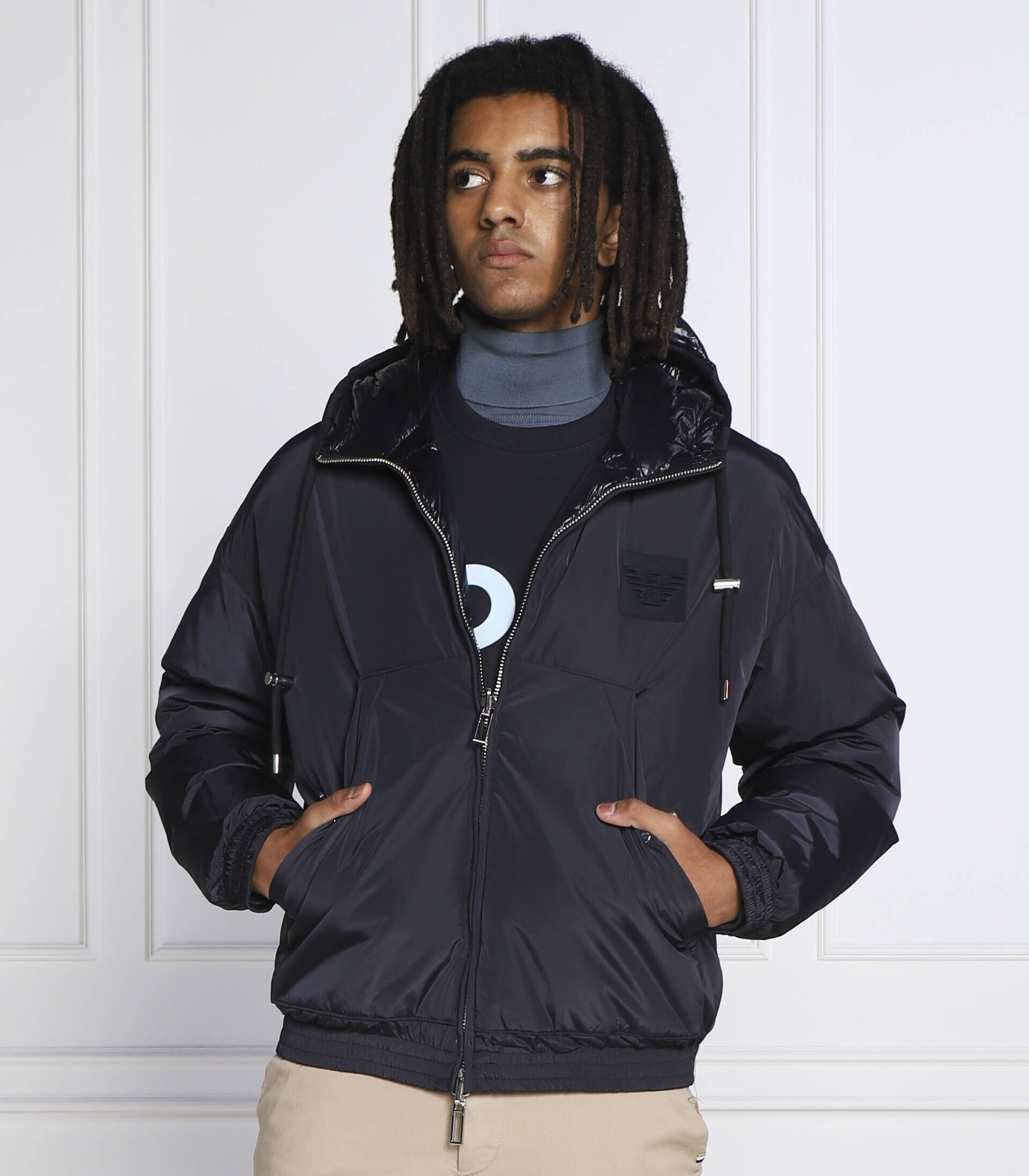 Emporio Armani Cu două fețe geacă | Regular Fit