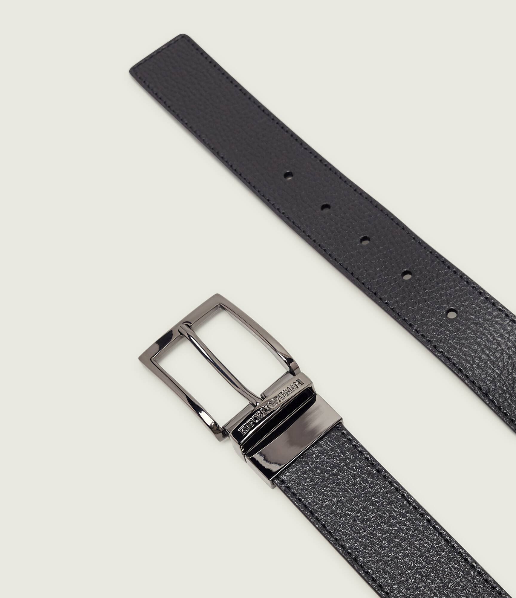 Emporio Armani Curea din piele cu două fețe