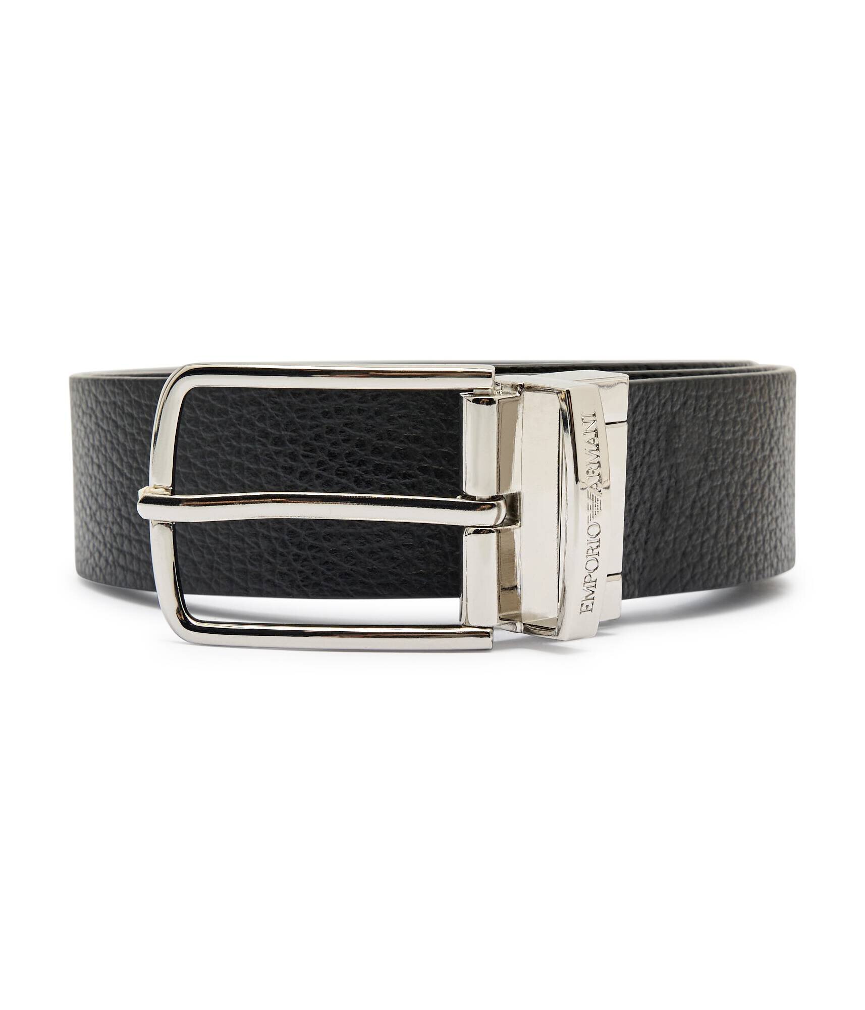 Emporio Armani Curea din piele cu două fețe