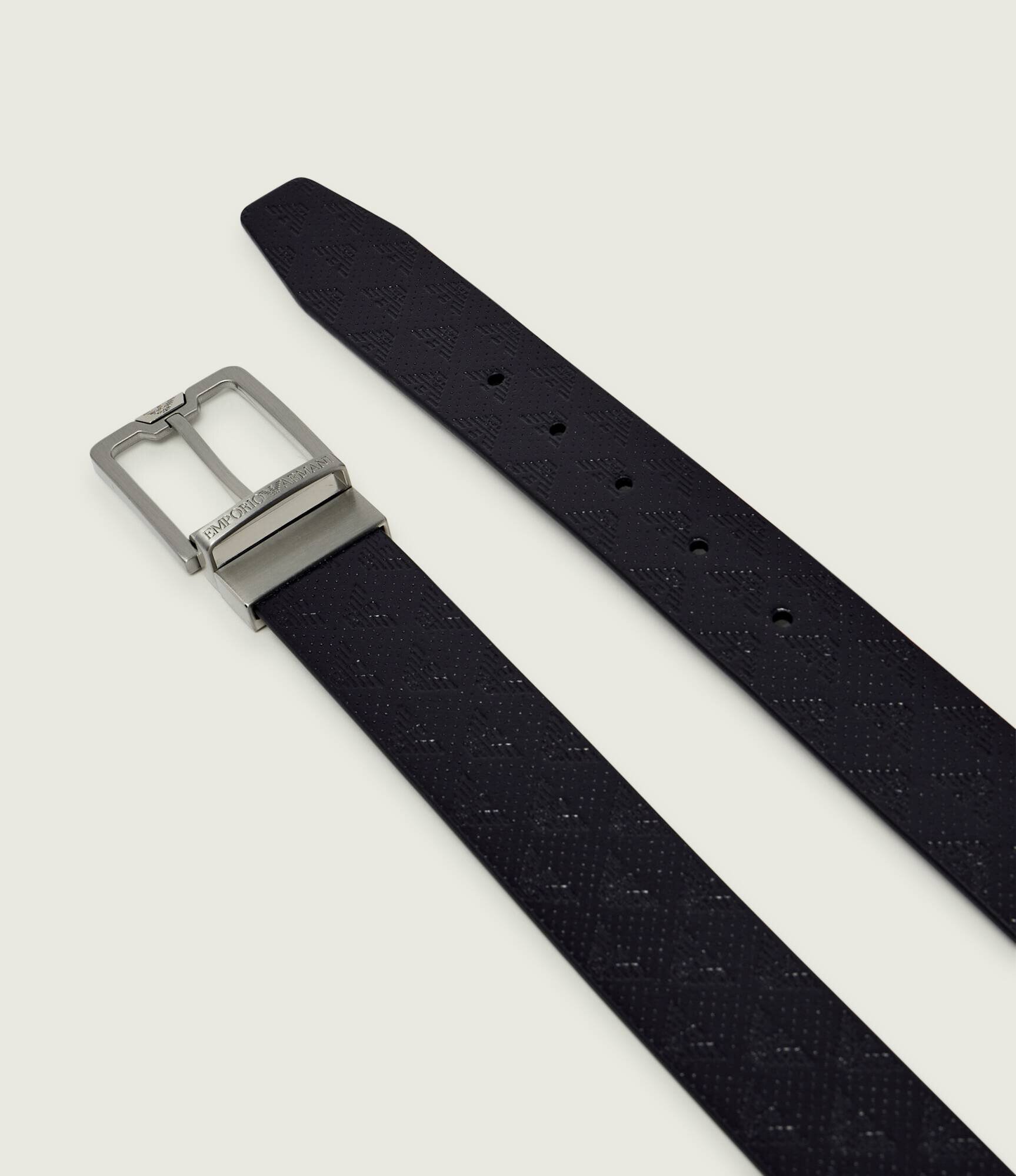 Emporio Armani Curea din piele cu două fețe TONGUE