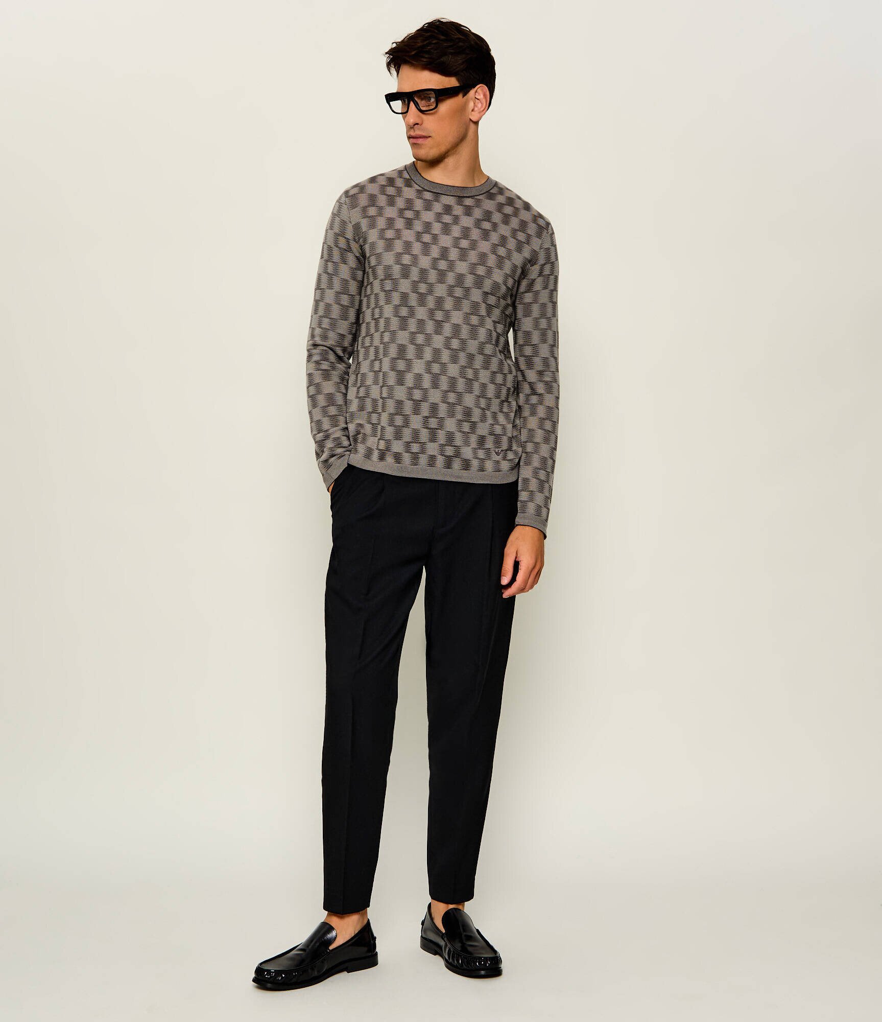 Emporio Armani De lână pulover PULLOVER | Slim Fit