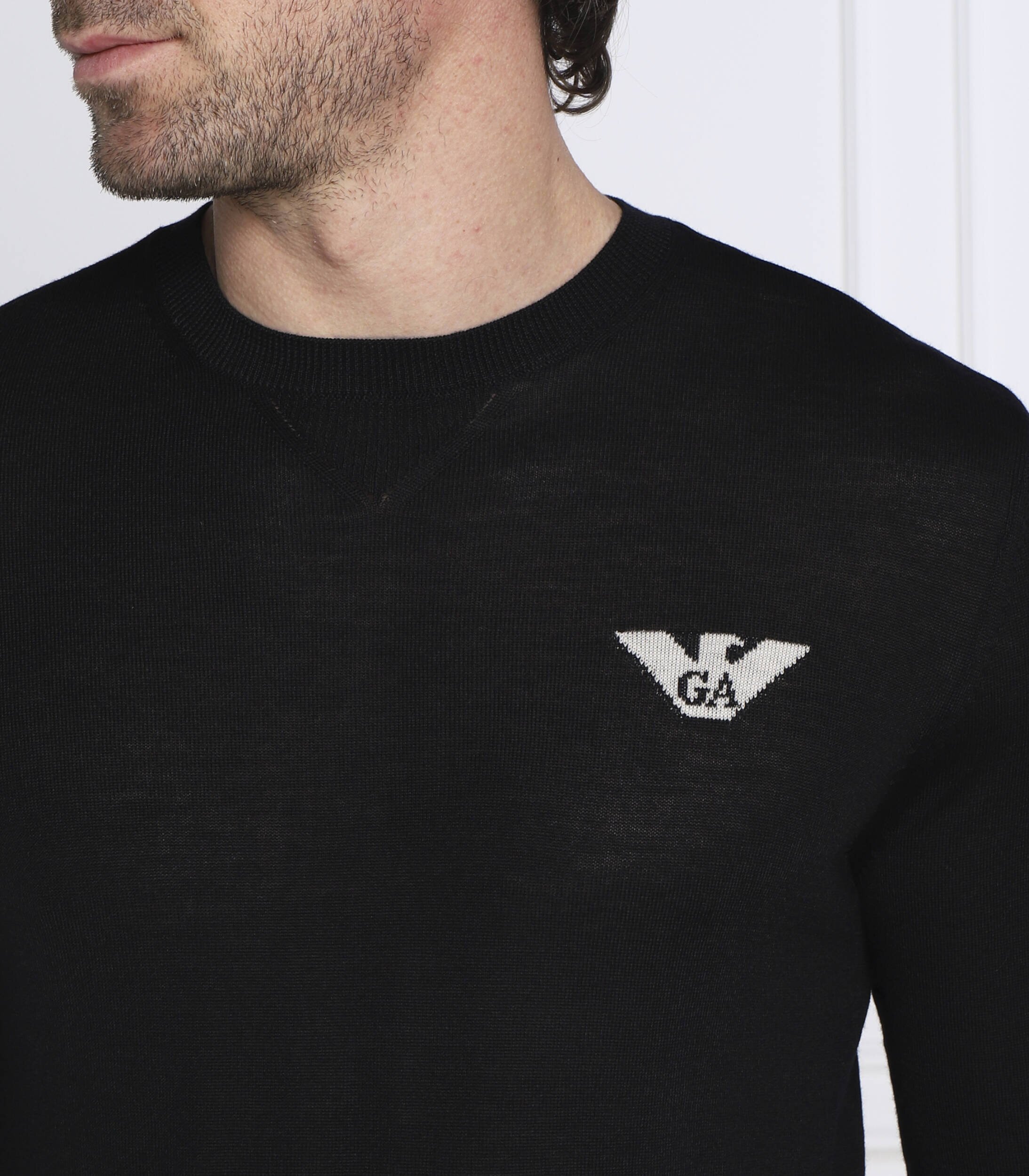 Emporio Armani de lână pulover | slim fit