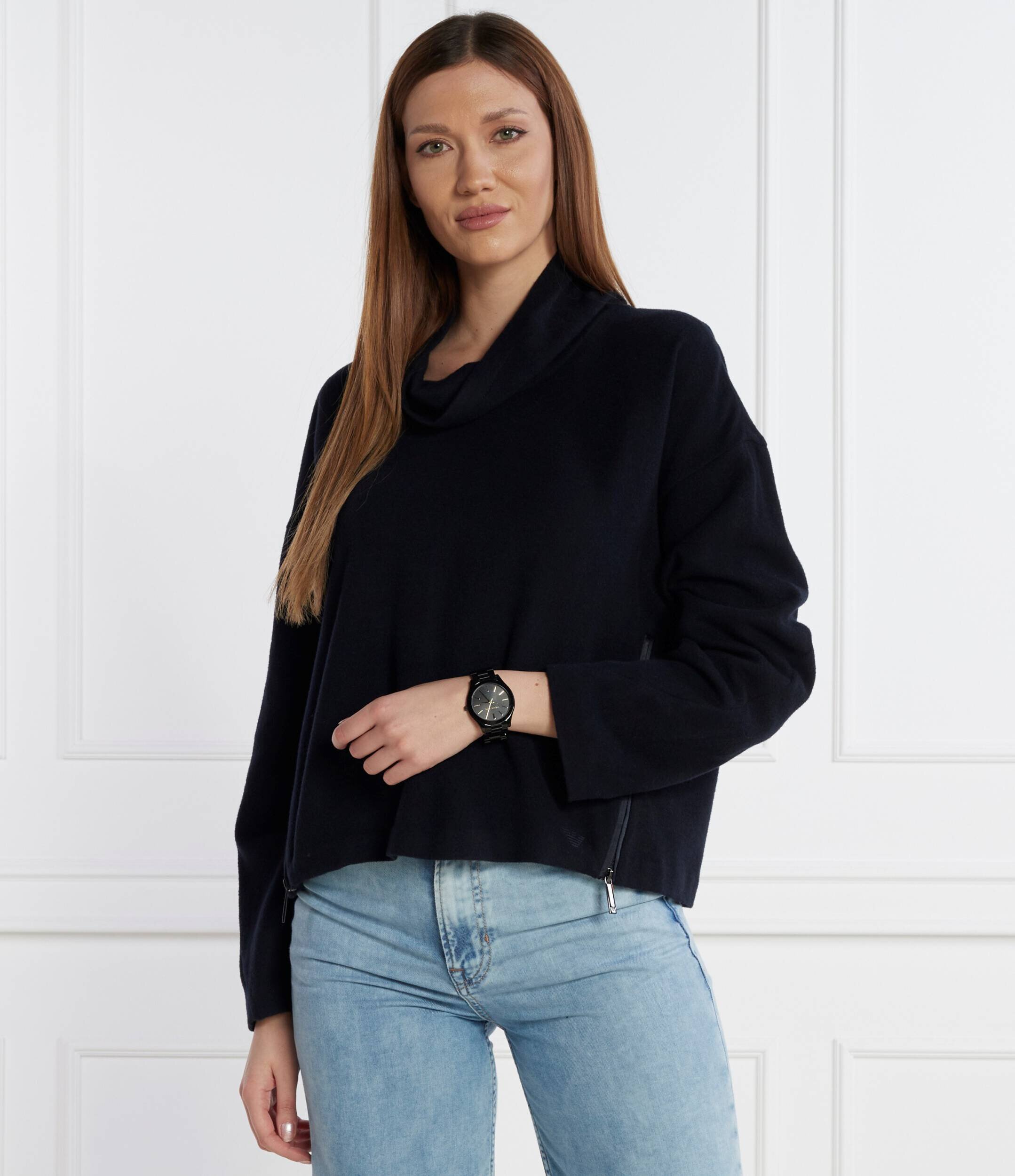 Emporio Armani De lână sweter | Relaxed fit cu adaos de cașmir