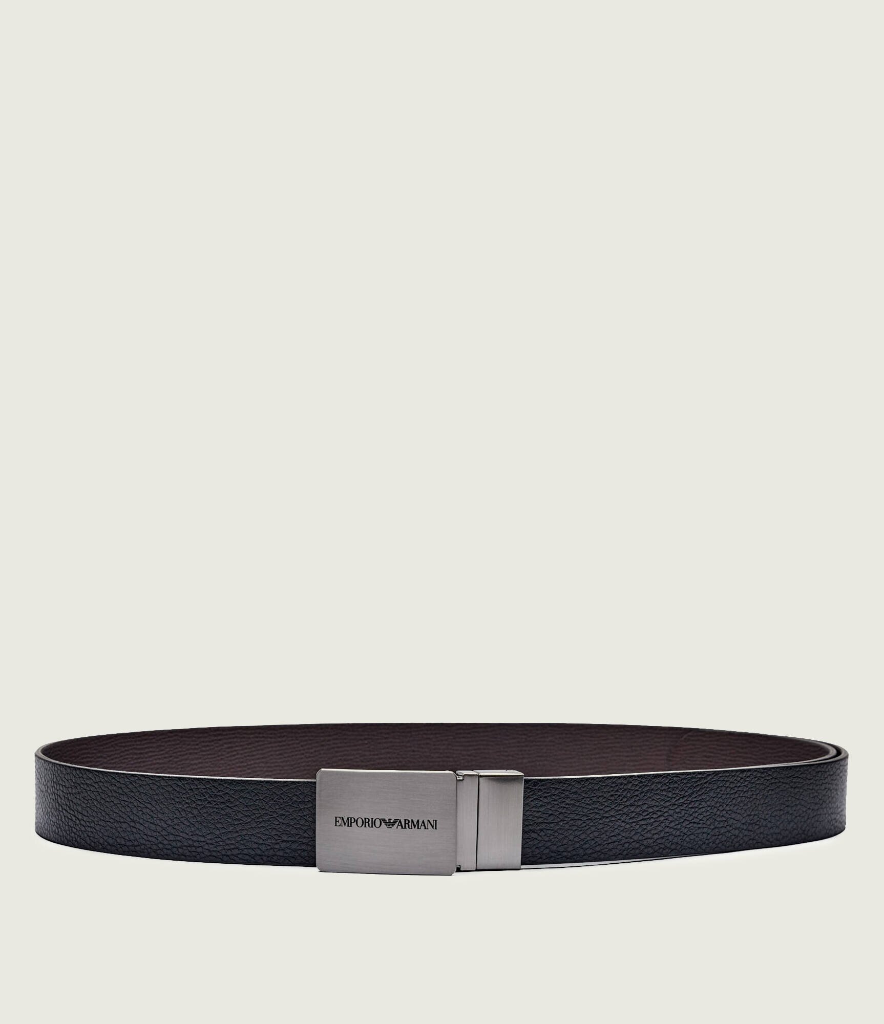 Emporio Armani De piele cu două fețe curea