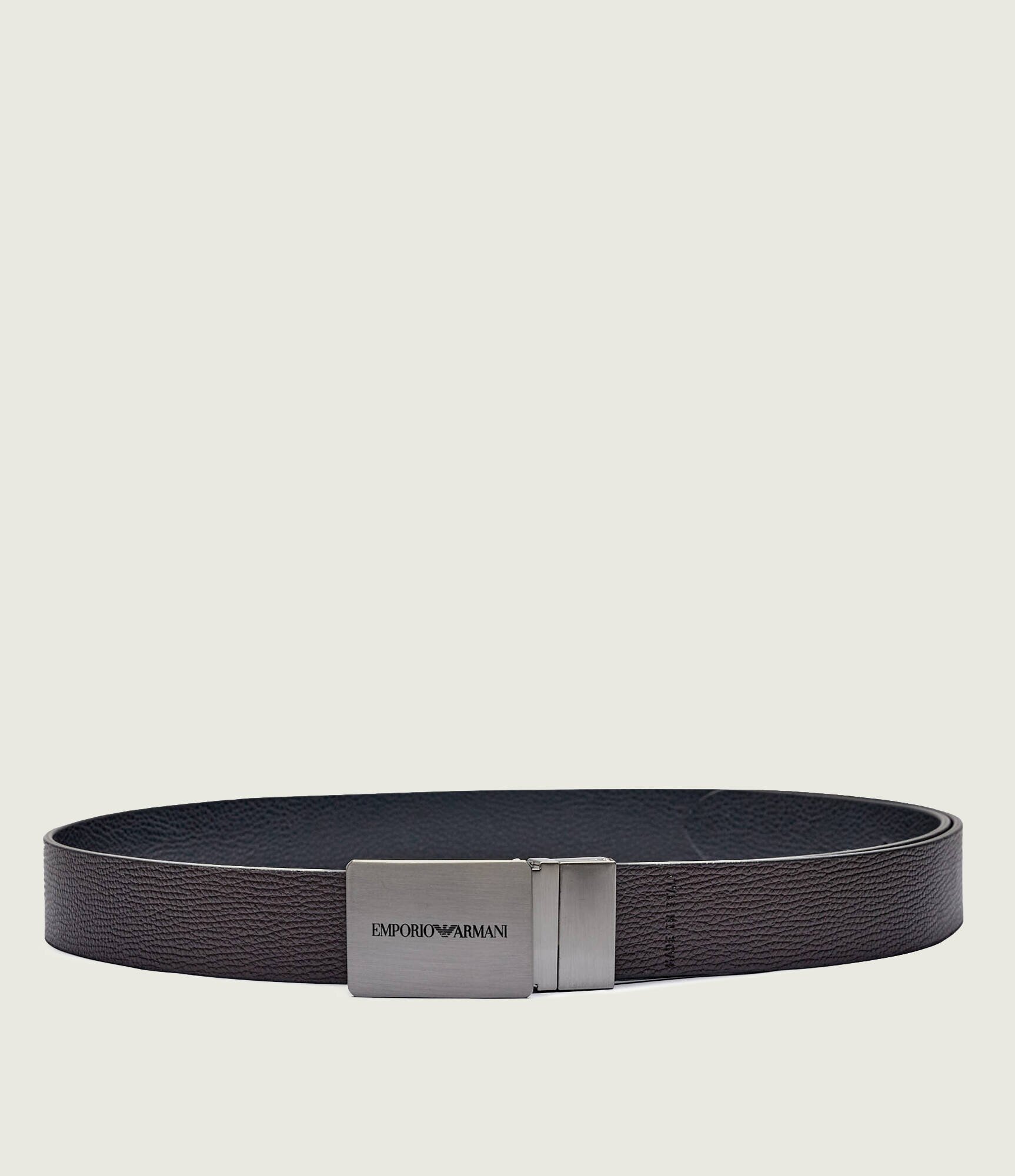 Emporio Armani De piele cu două fețe curea