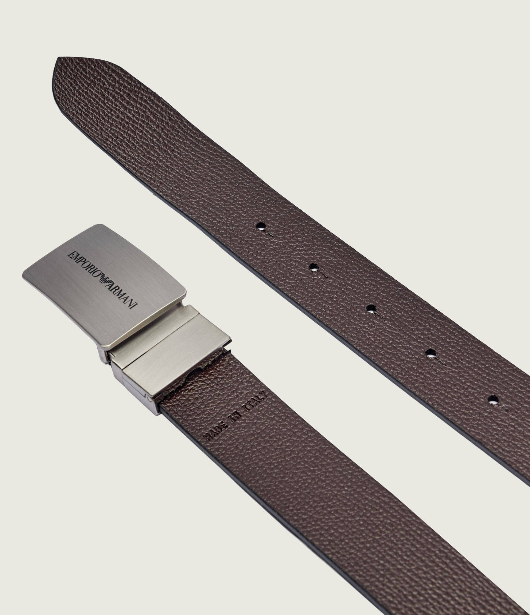 Emporio Armani De piele cu două fețe curea