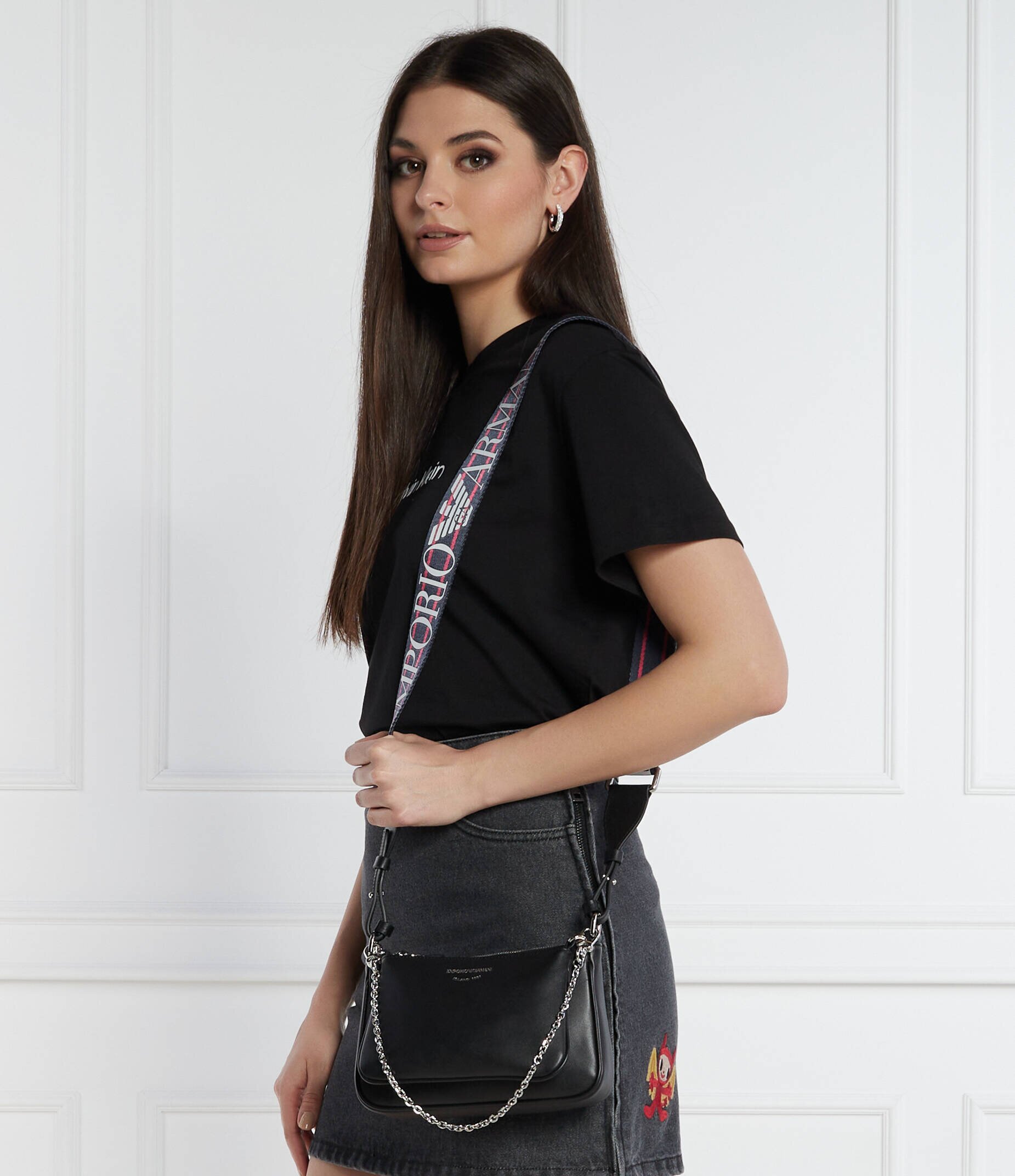 Emporio Armani De piele geantă pe umăr