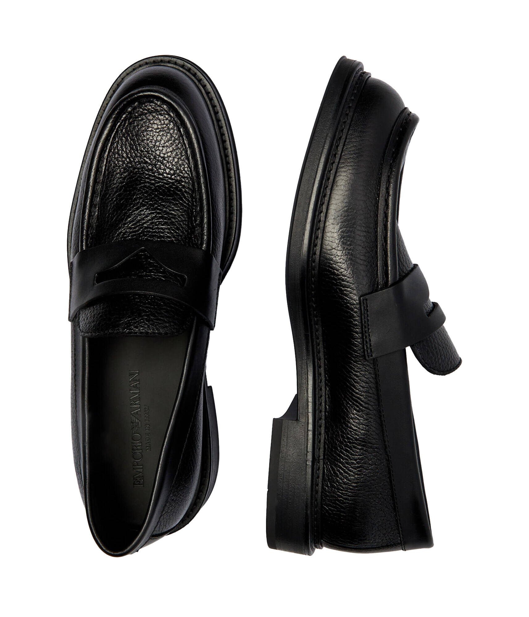 Emporio Armani De piele pantofi loafer