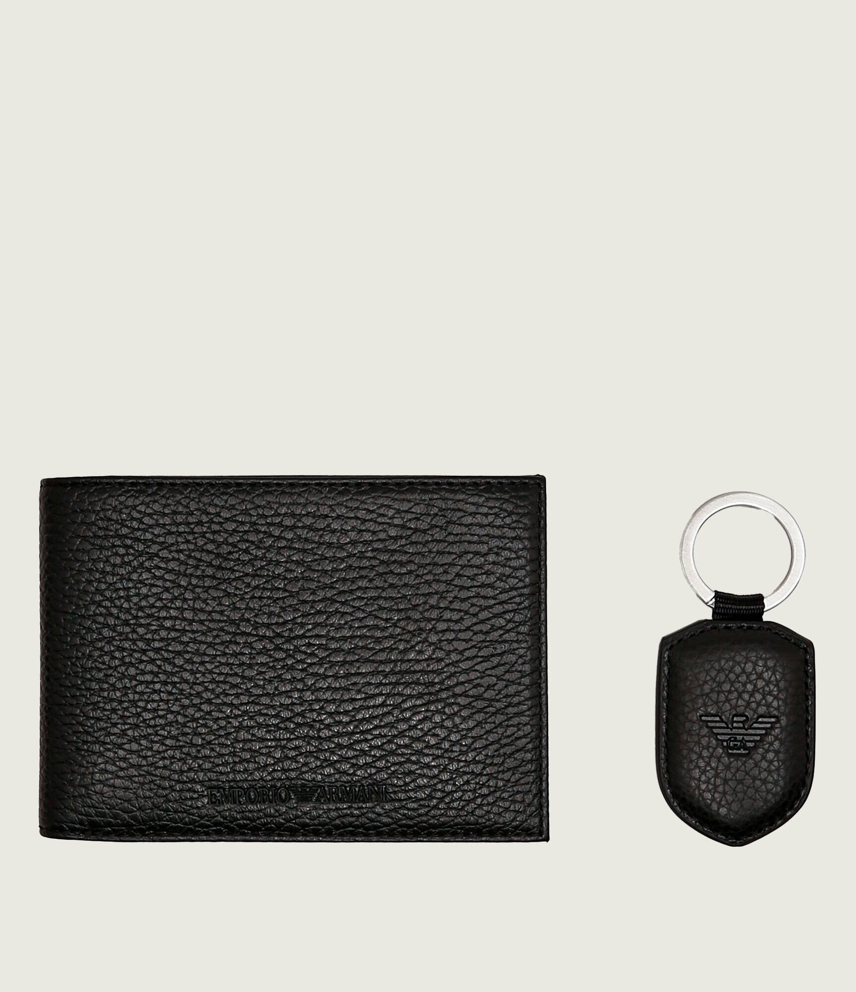 Emporio Armani De piele portofel + breloc