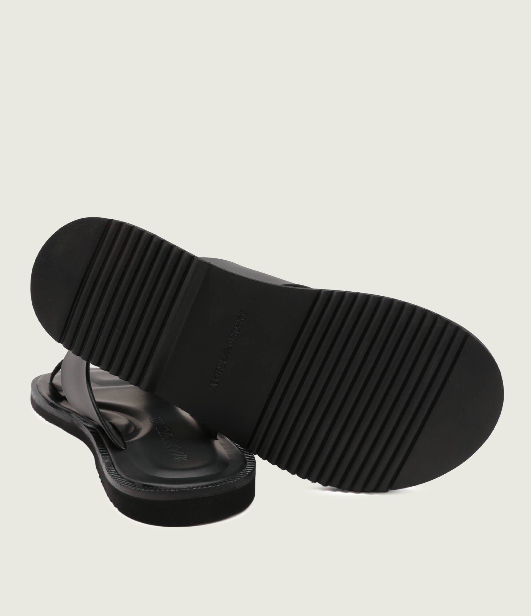 Emporio Armani De piele șlapi