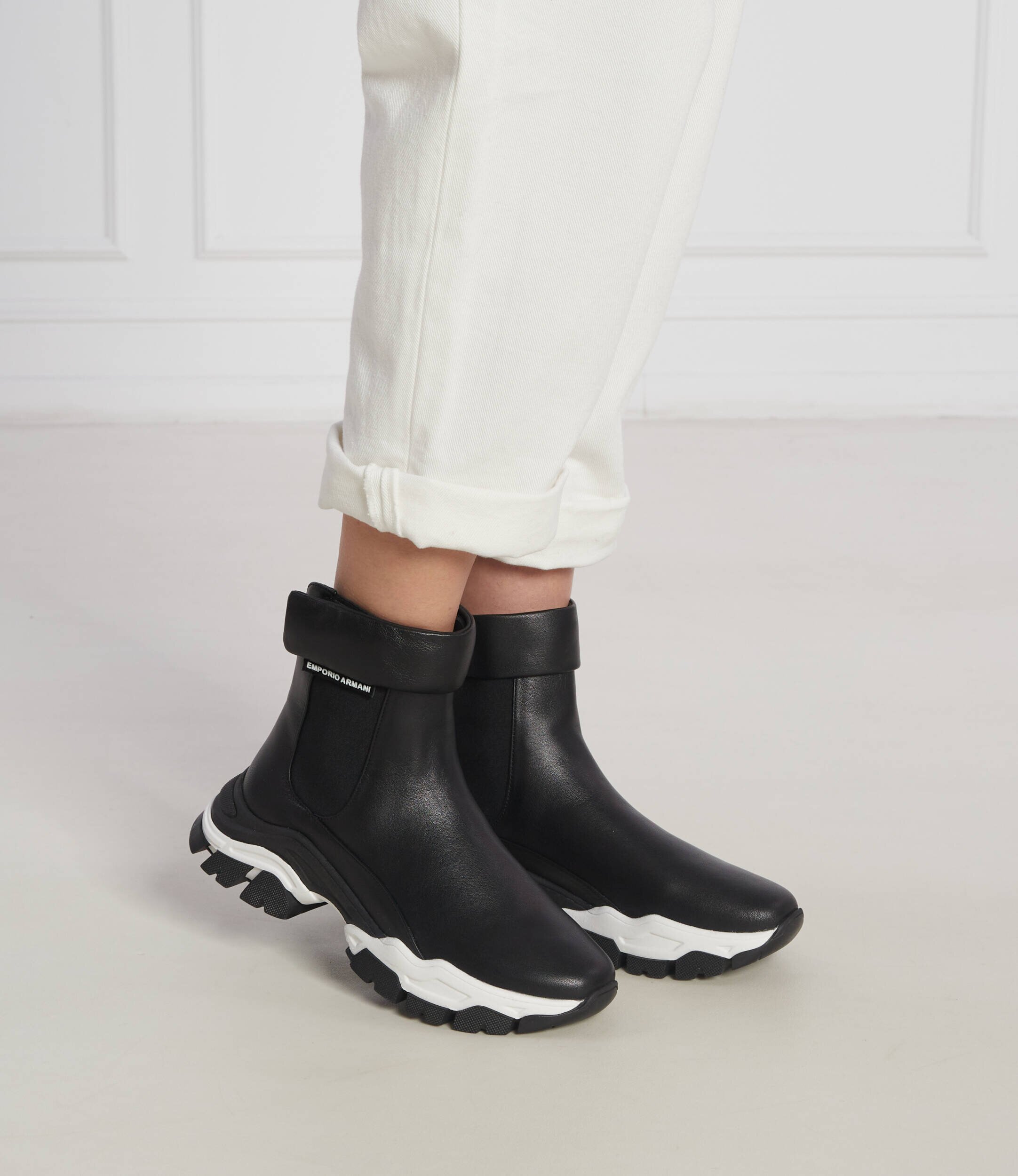 Emporio Armani De piele sneakers