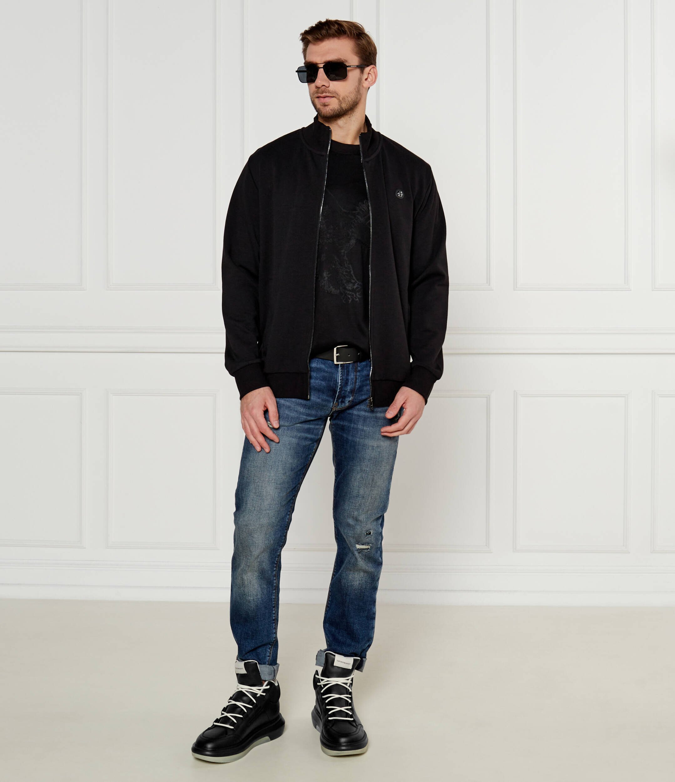 Emporio Armani De piele sneakers