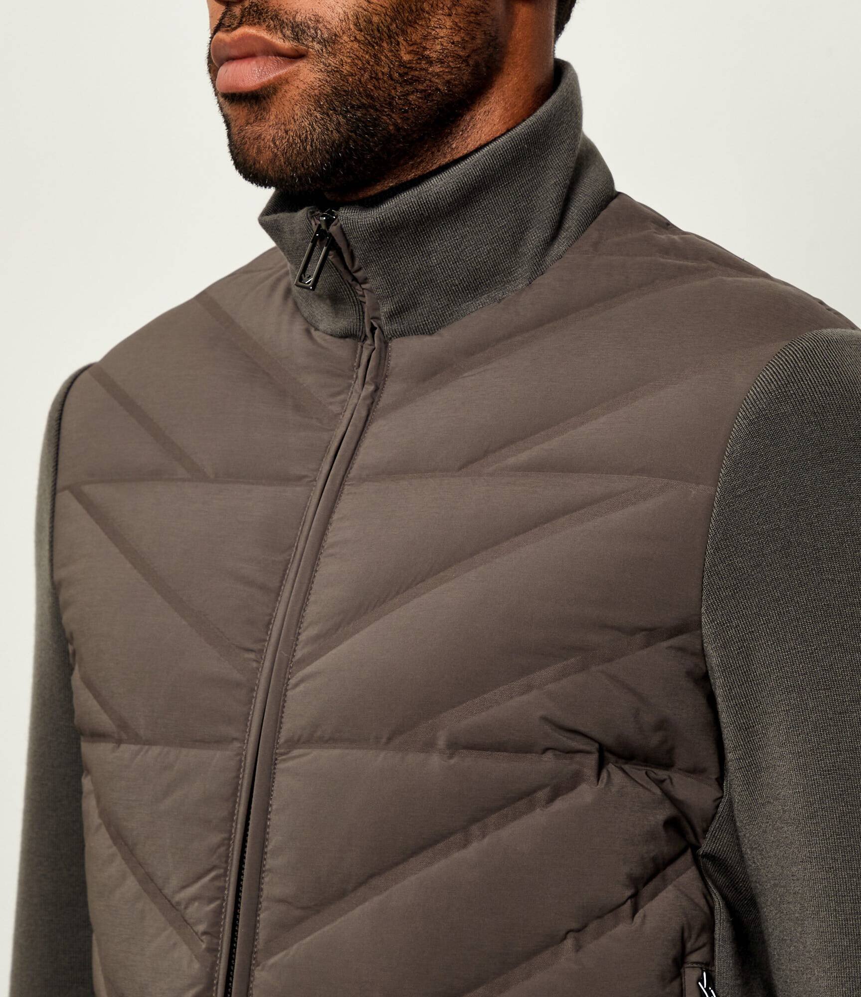 Emporio Armani Geacă de puf | Slim Fit cu adaos de lână