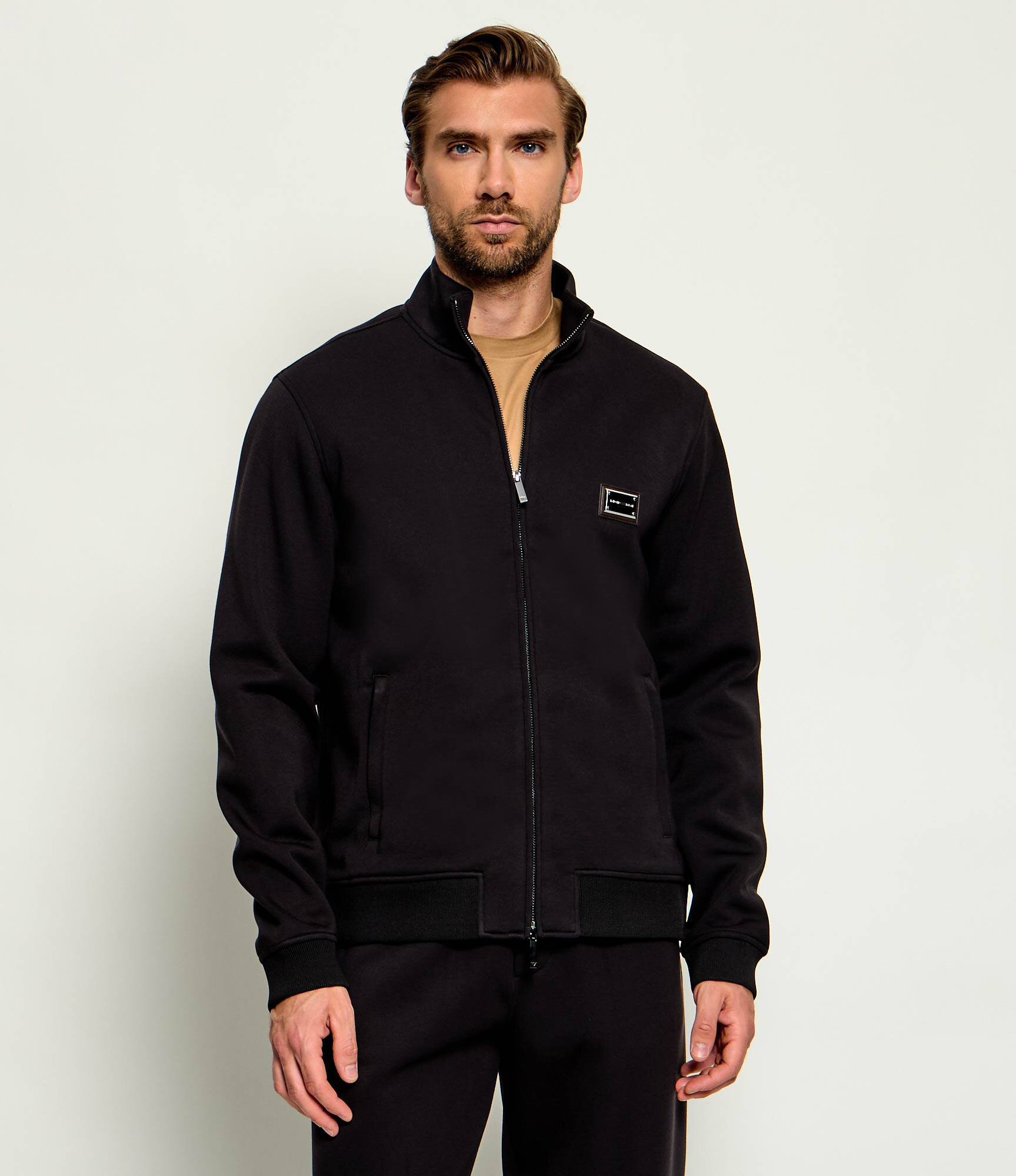 Emporio Armani Hanorac | regular fit cu adaos de lână