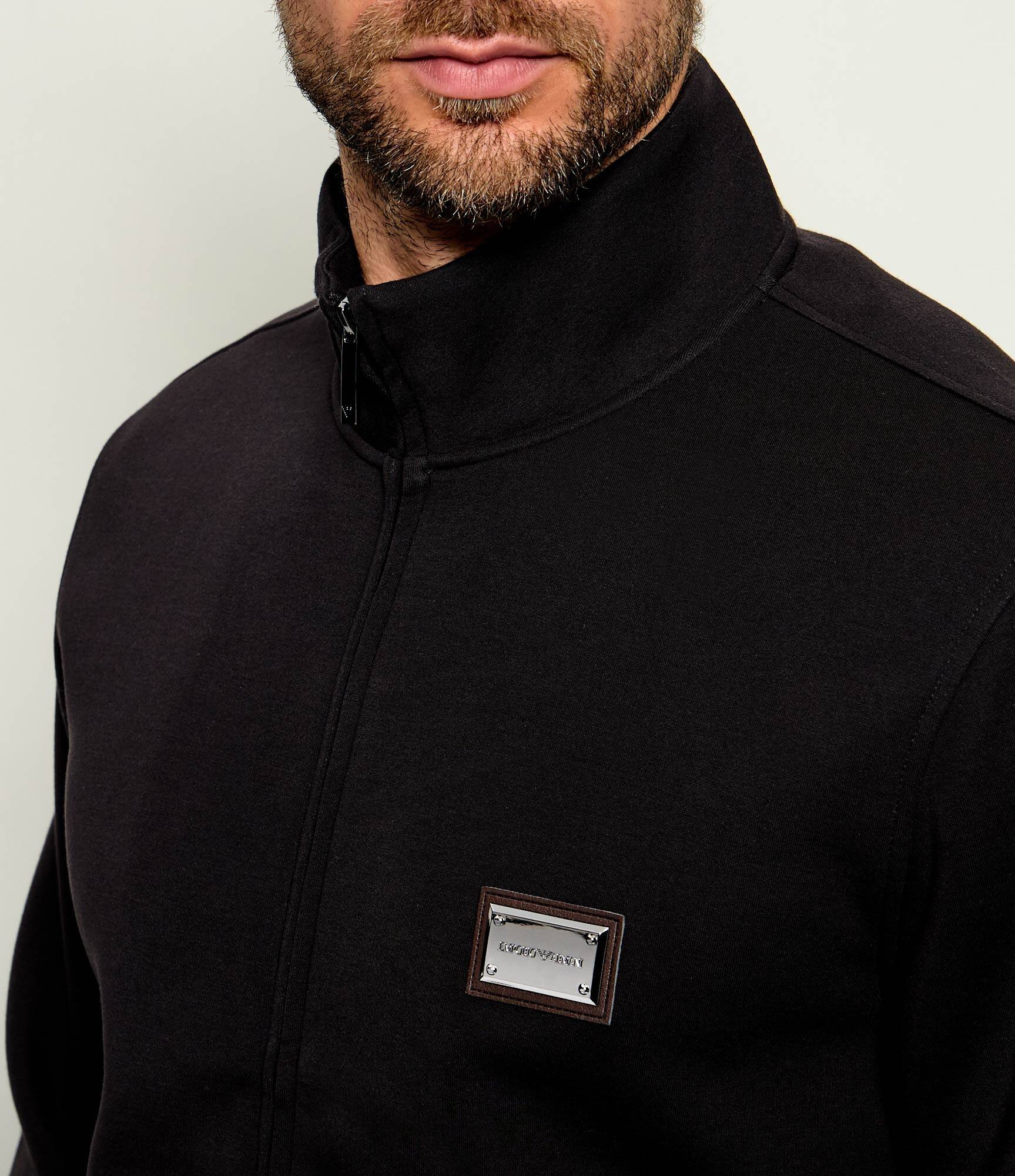 Emporio Armani Hanorac | regular fit cu adaos de lână