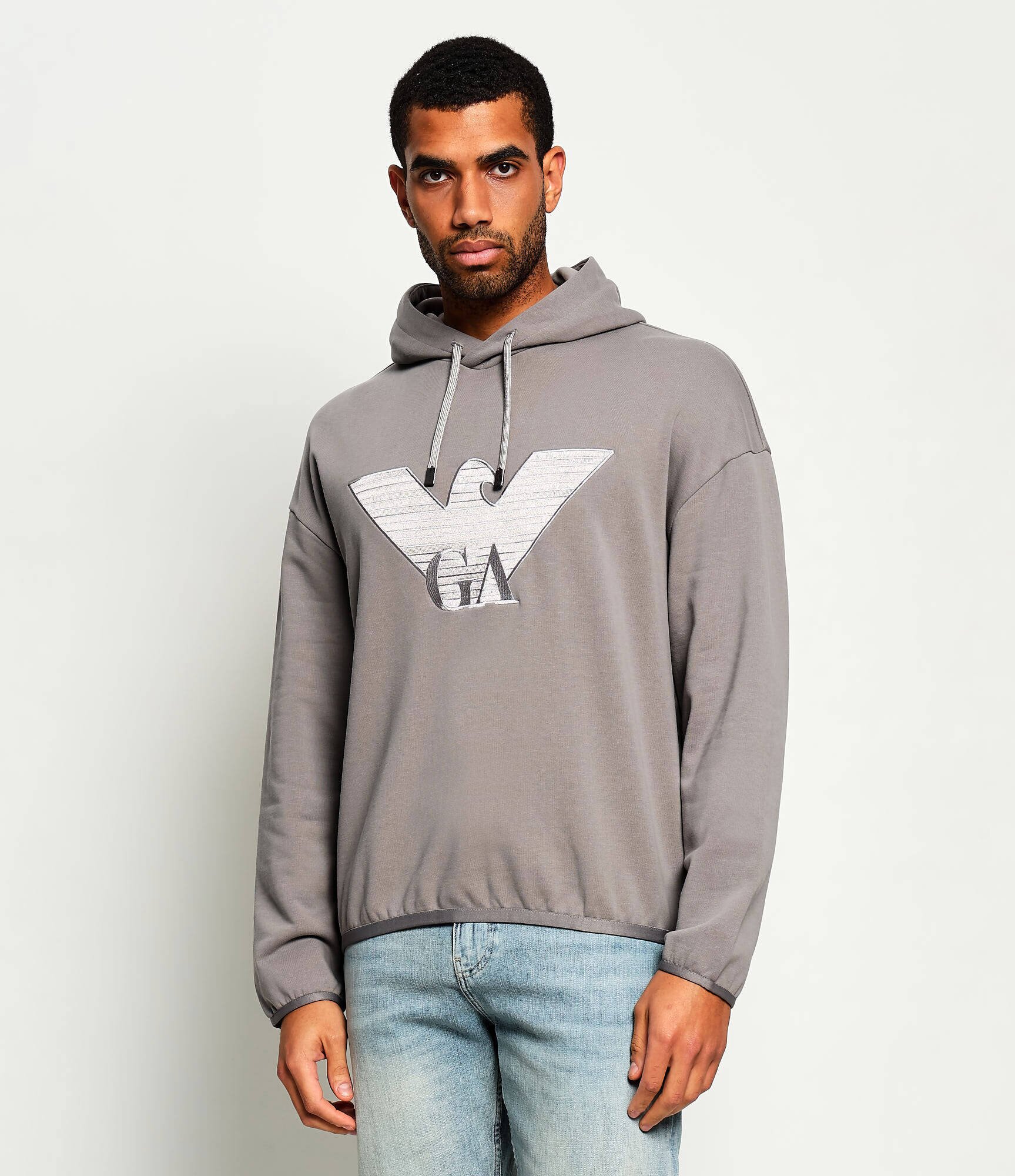 Emporio Armani Hanorac | regular fit cu adaos de mătase