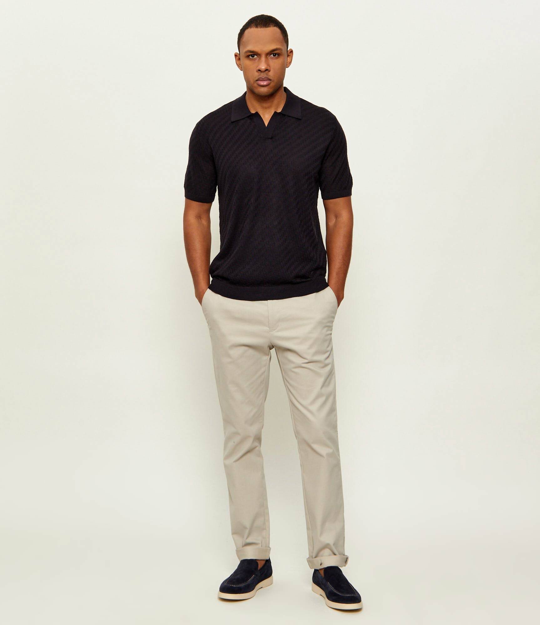 Emporio Armani Polo | regular fit cu adaos de lână