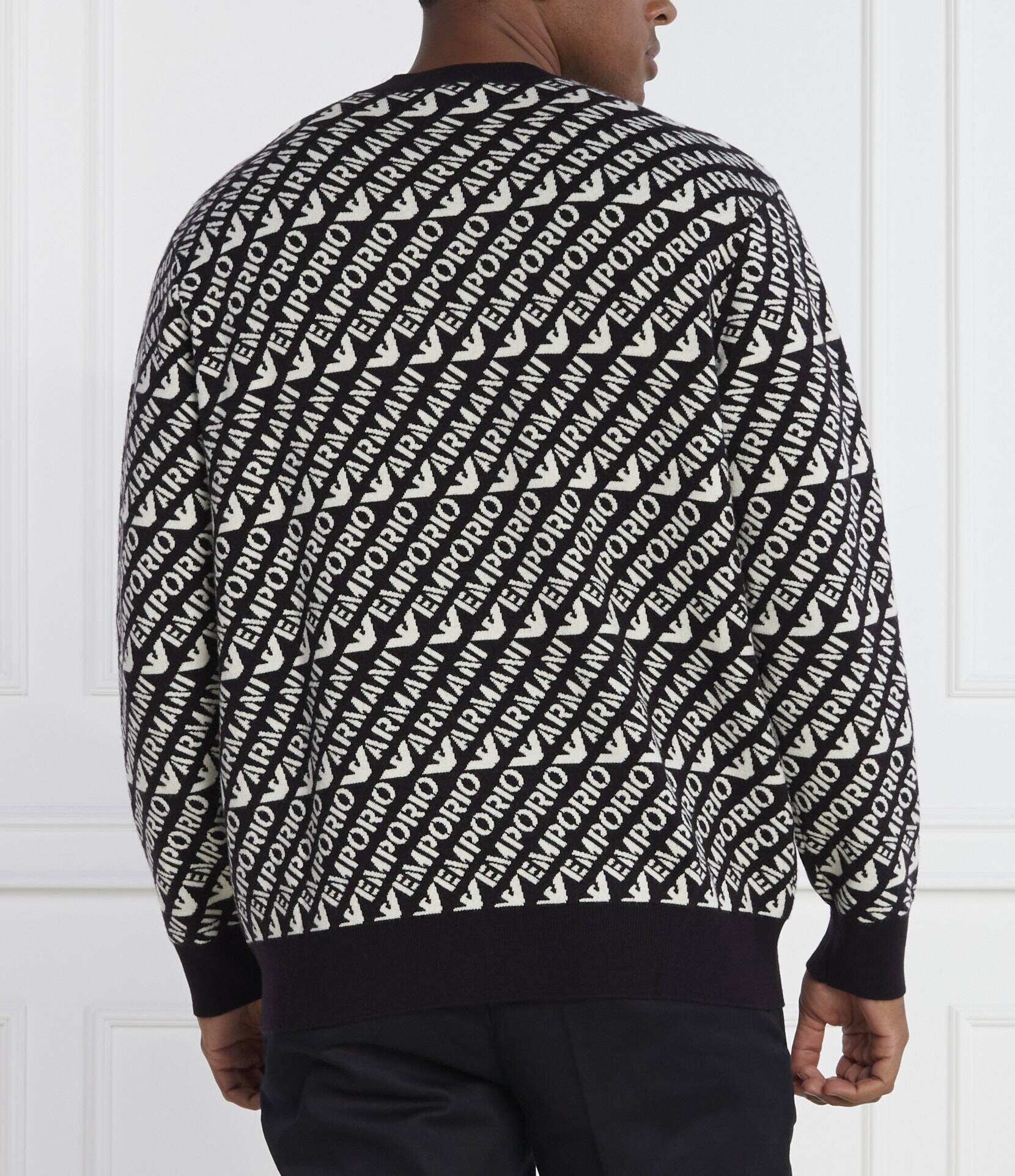 Emporio Armani Pulover PULLOVER | Regular Fit cu adaos de lână