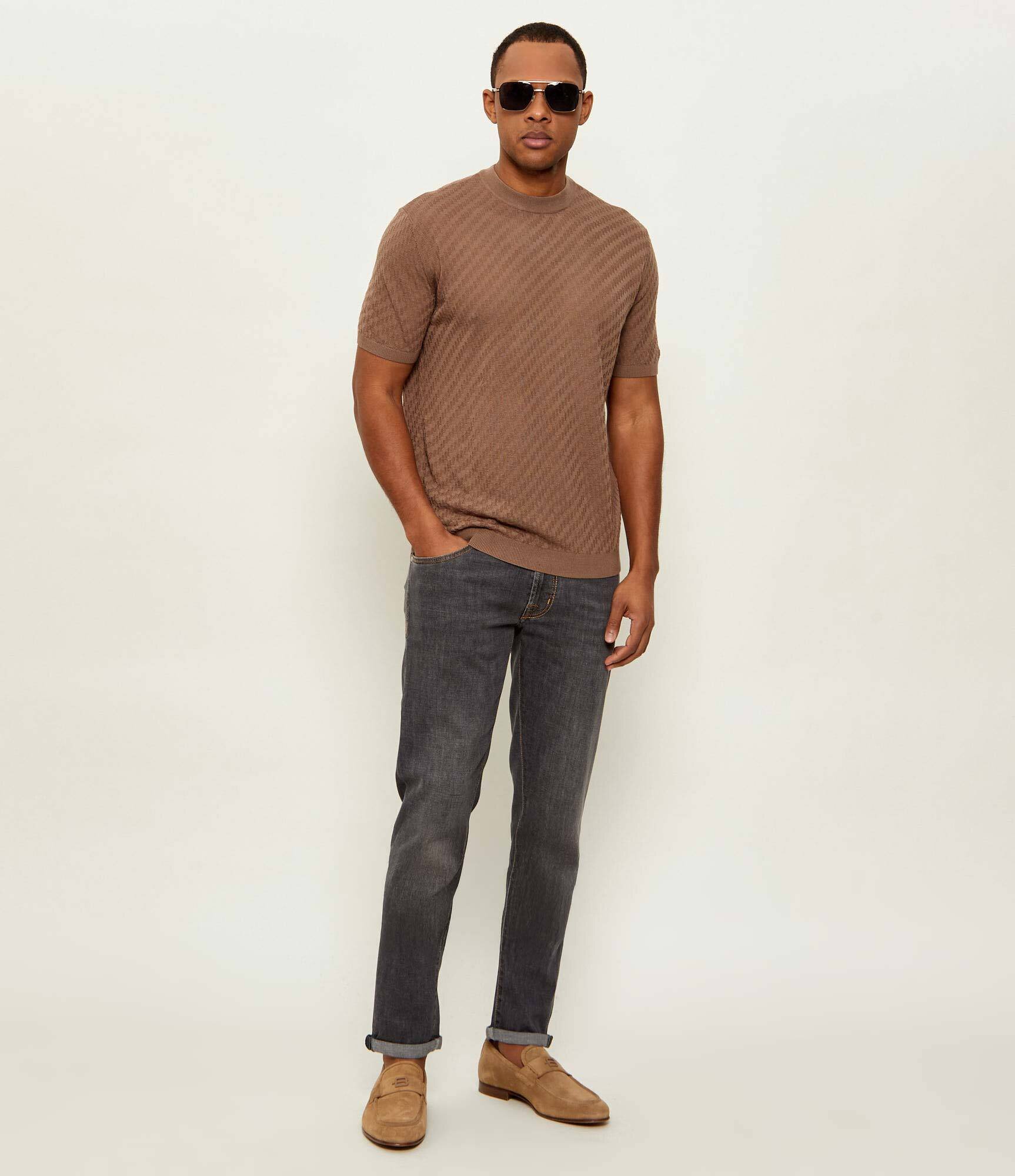 Emporio Armani Pulover | Slim Fit cu adaos de lână