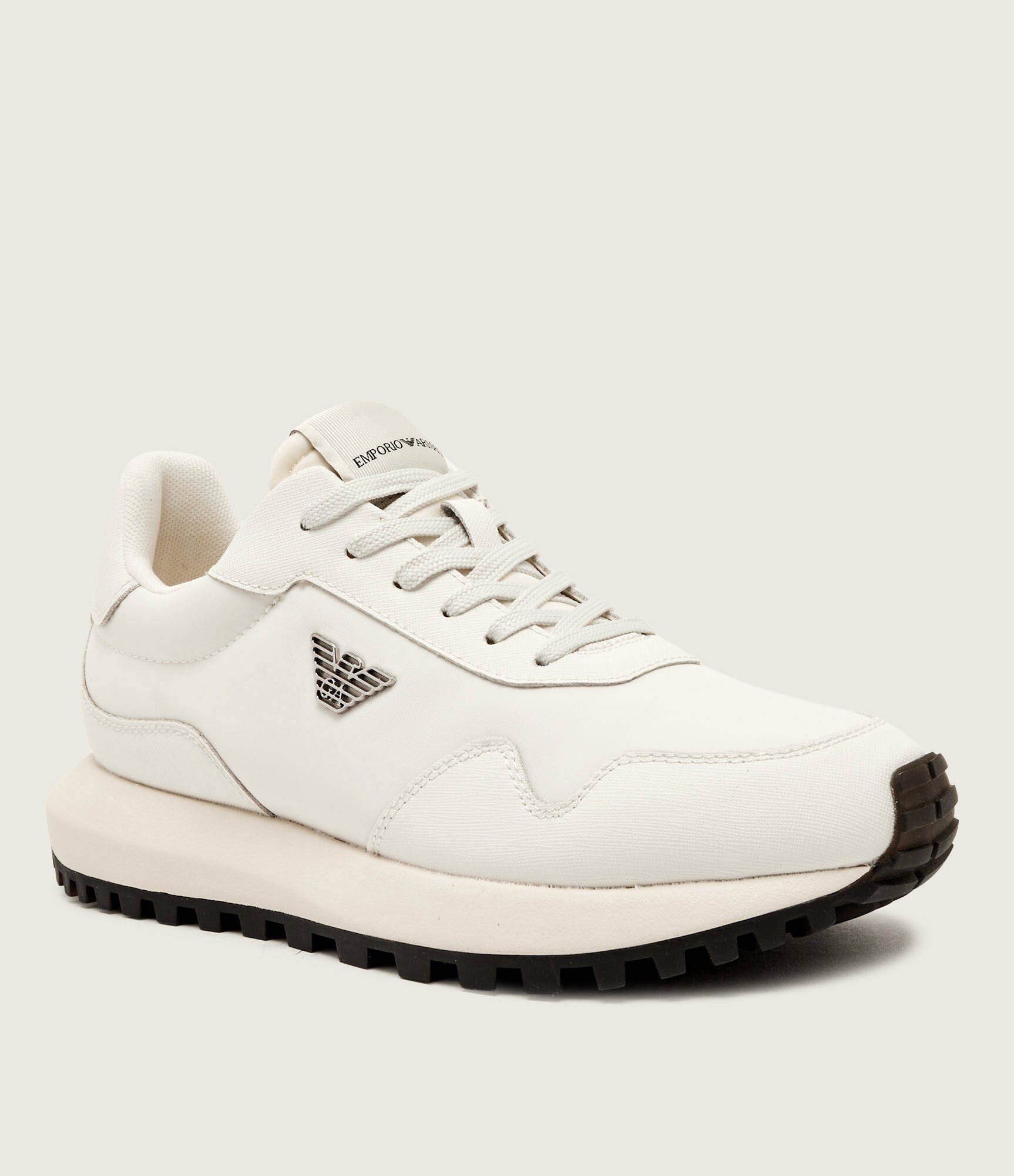 Emporio Armani Sneakers cu adaos de piele