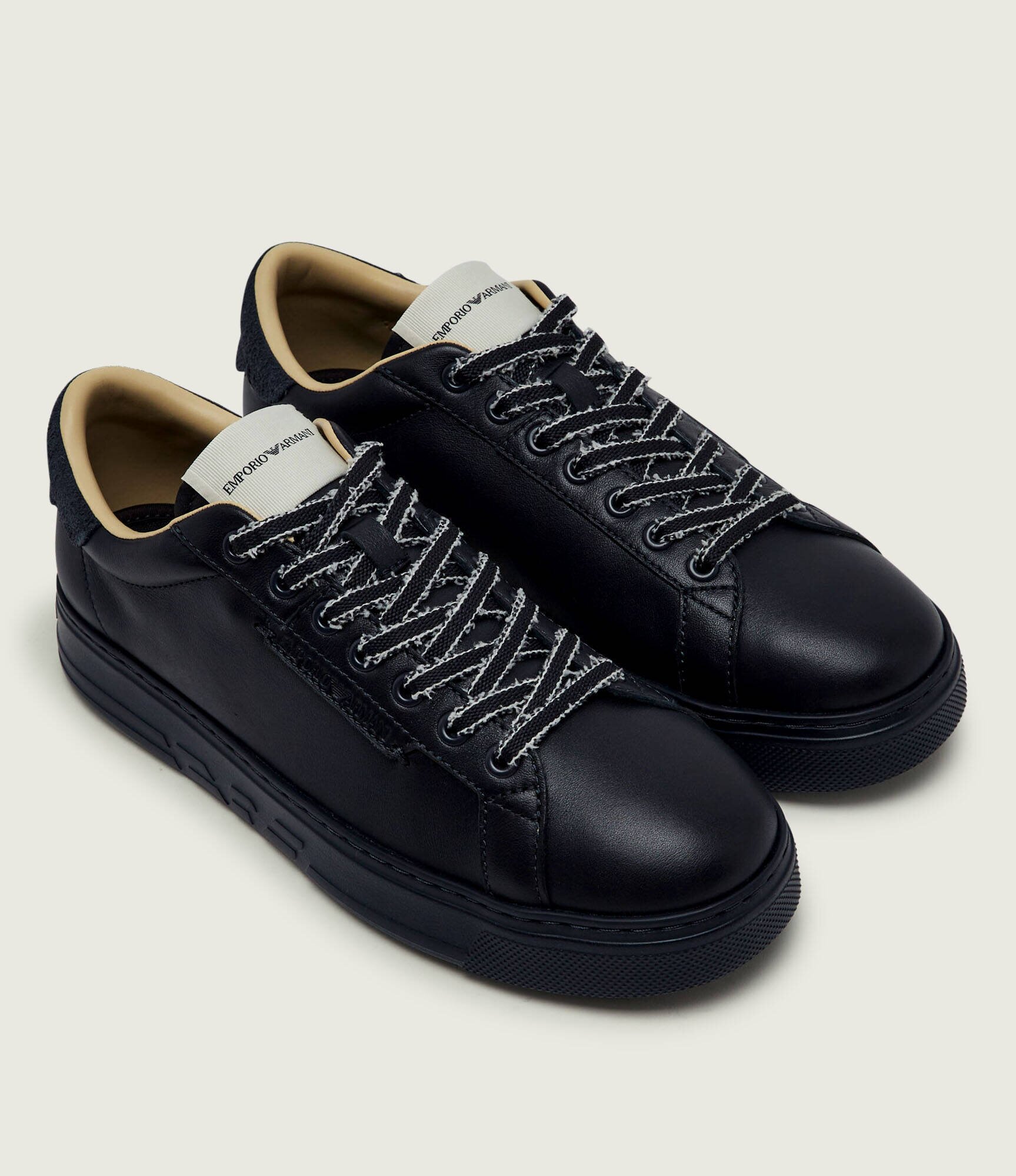 Emporio Armani Teniși din piele