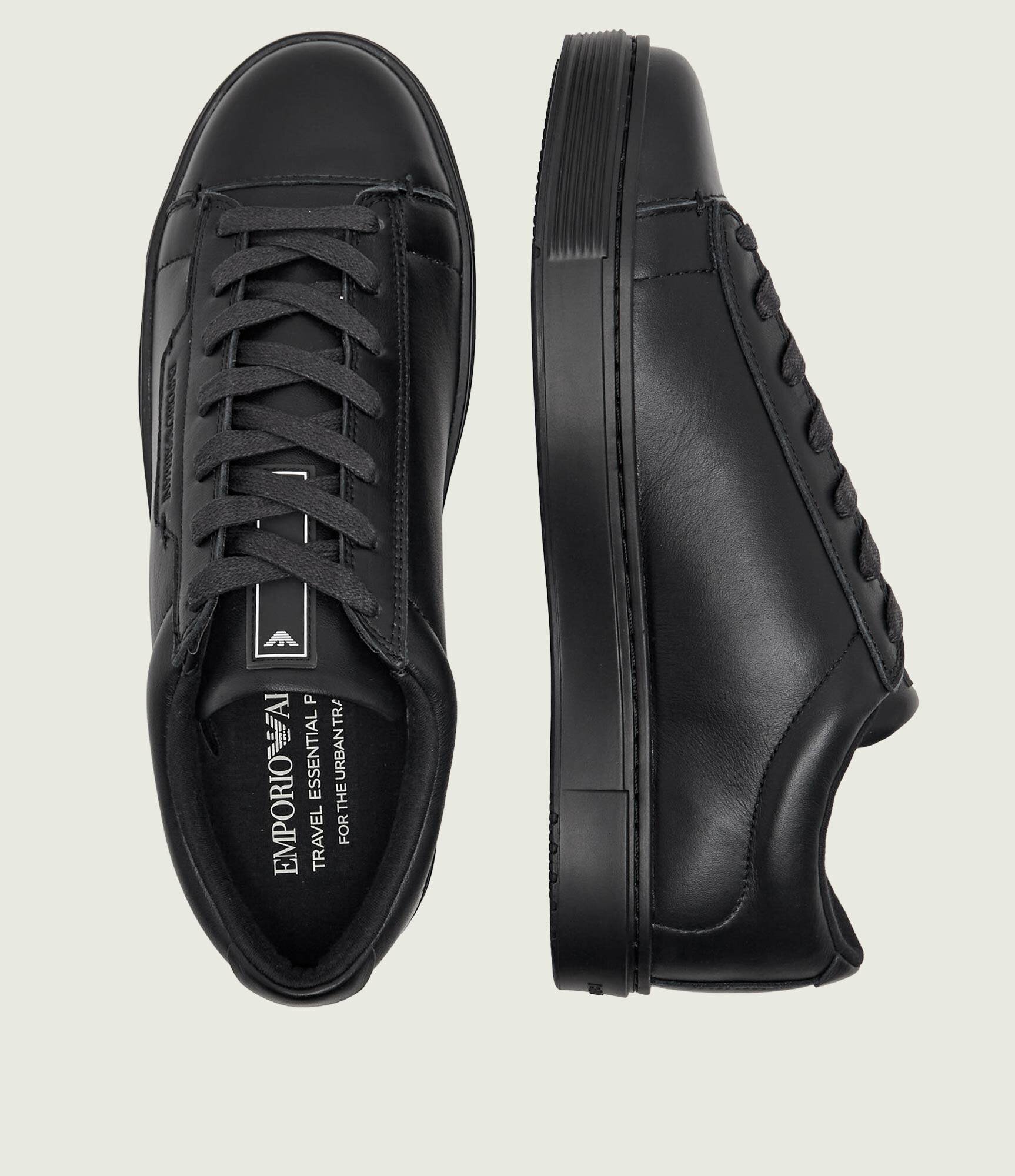 Emporio Armani Teniși din piele