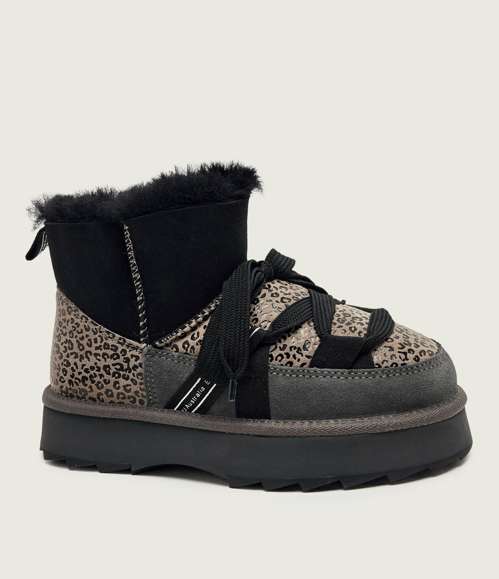 Emu Australia Bocanci Blurred Micro Patchwork Leo | shearling | zamsz
