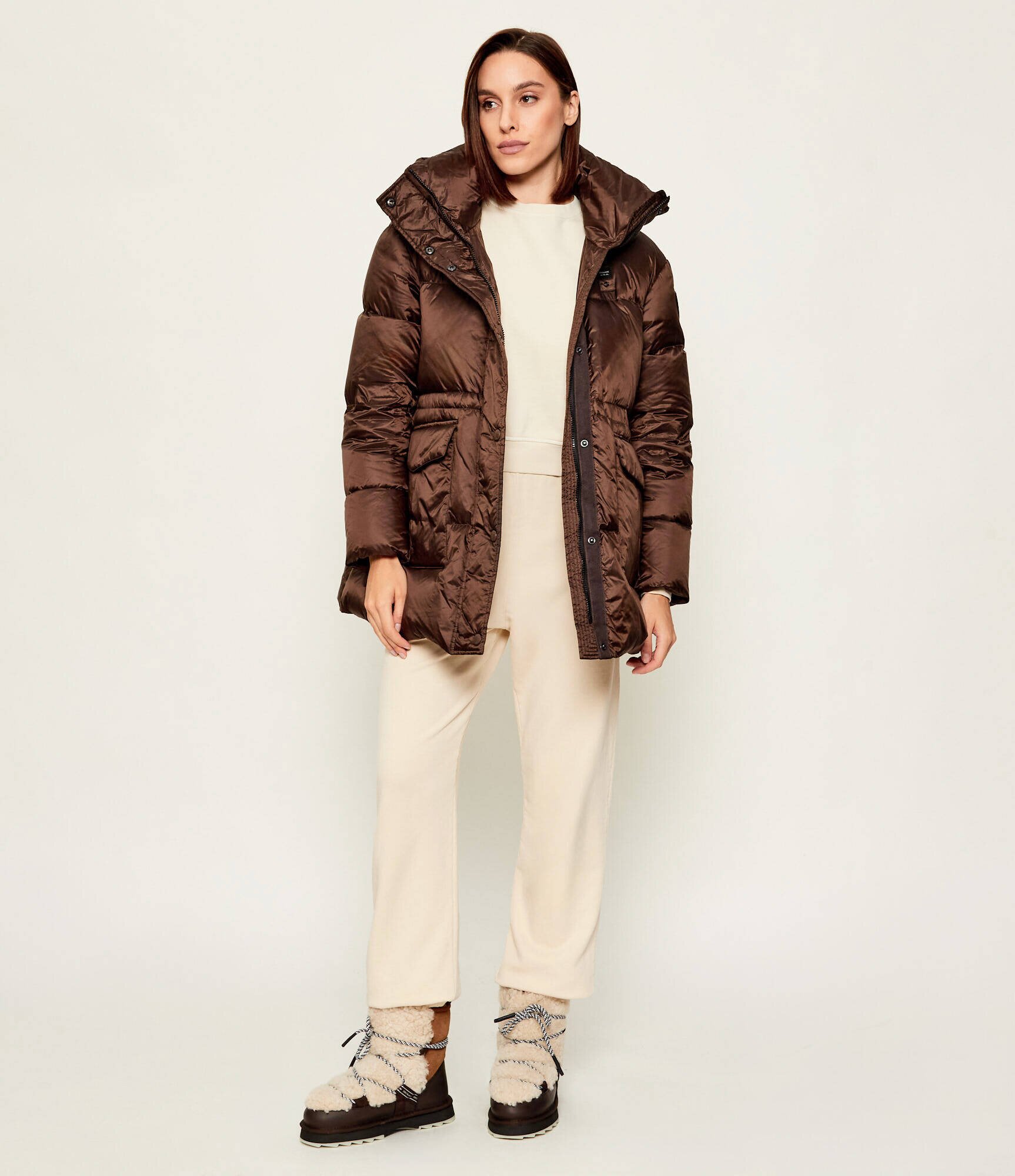 Emu Australia Bocanci Blurred Teddy | shearling | skóra