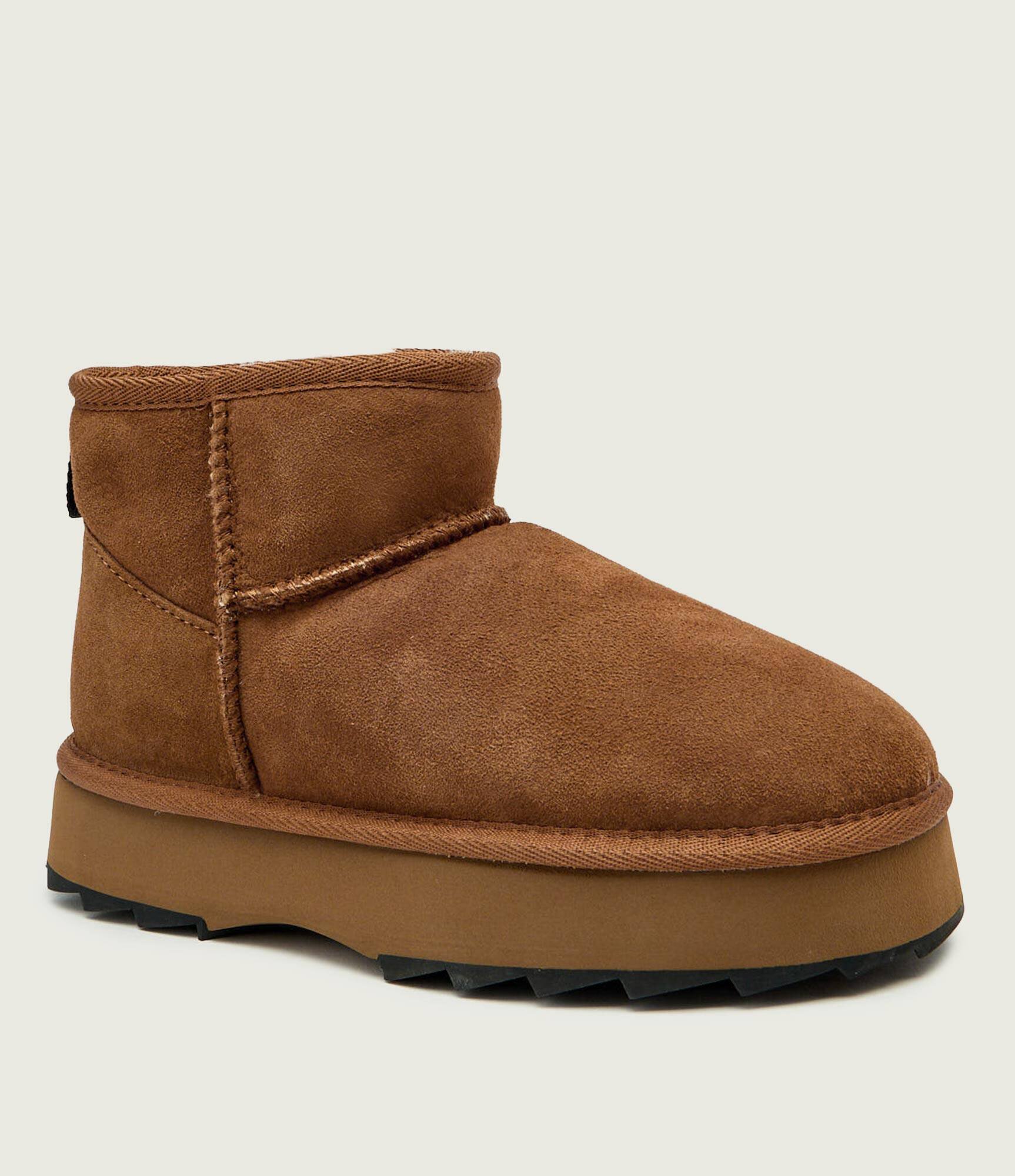 Emu Australia Bocanci Sharky Micro Flatform | piele întoarsă