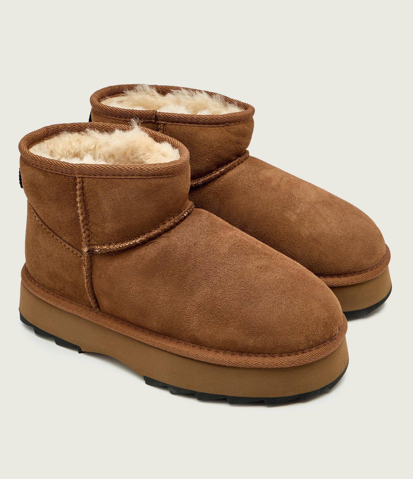Emu Australia Bocanci Sharky Micro Flatform | piele întoarsă