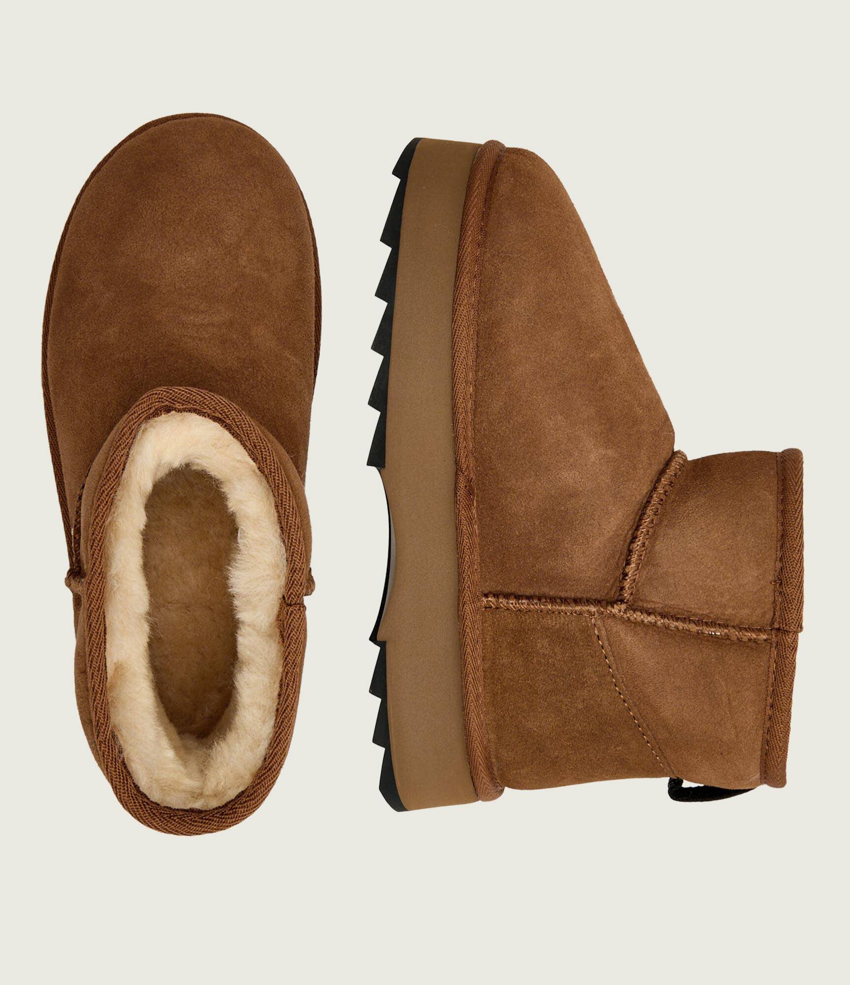 Emu Australia Bocanci Sharky Micro Flatform | piele întoarsă