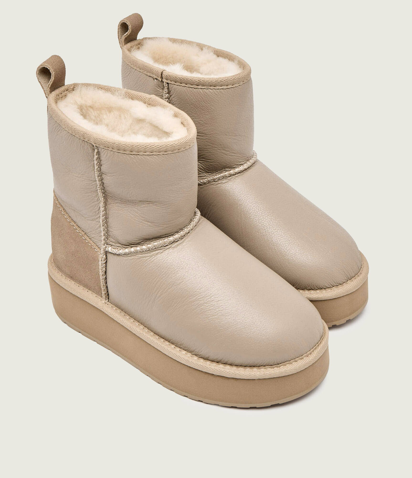 Emu Australia Bocanci Stinger Mini Flatform Leather | piele