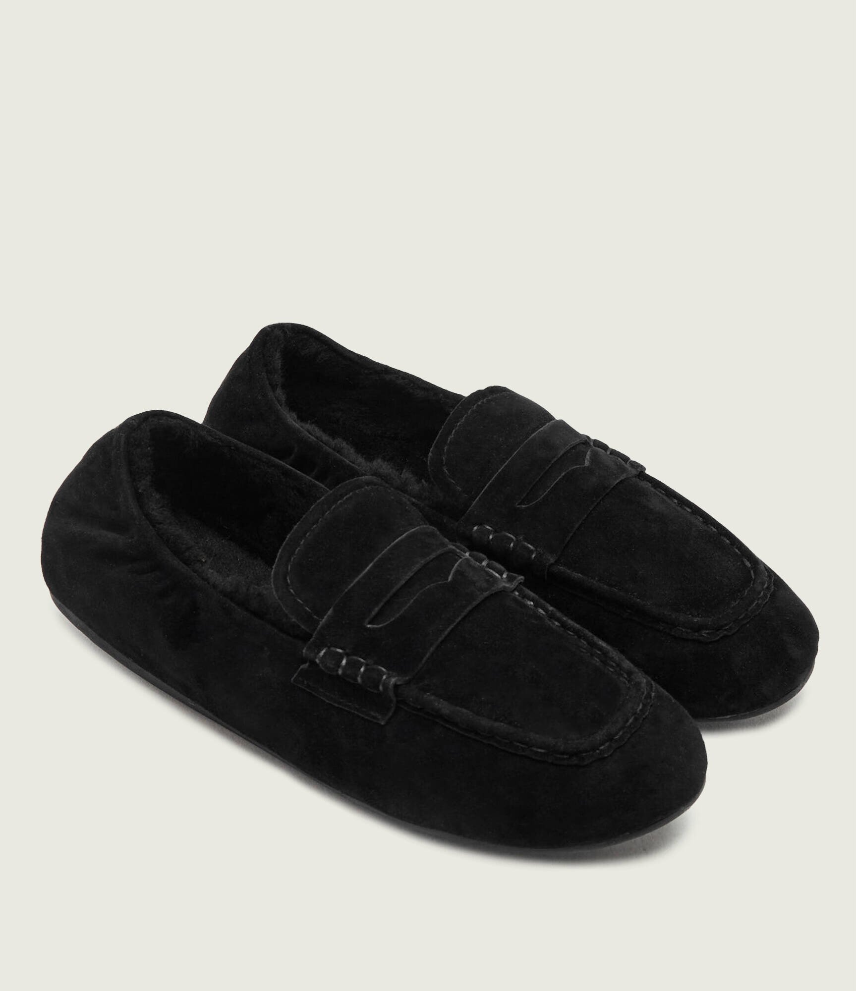 Emu Australia Căptușite mocasini Kirra Nest | piele întoarsă (zamsz) | cu adaos de lână | shearling