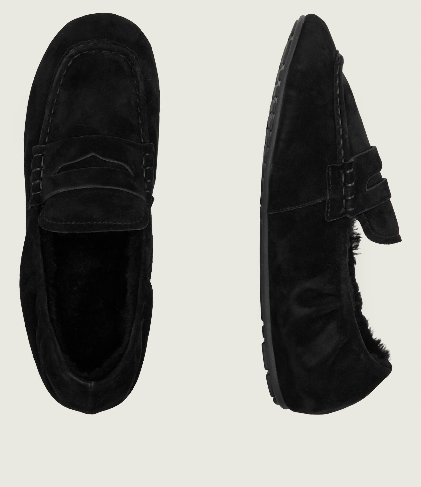 Emu Australia Căptușite mocasini Kirra Nest | piele întoarsă (zamsz) | cu adaos de lână | shearling