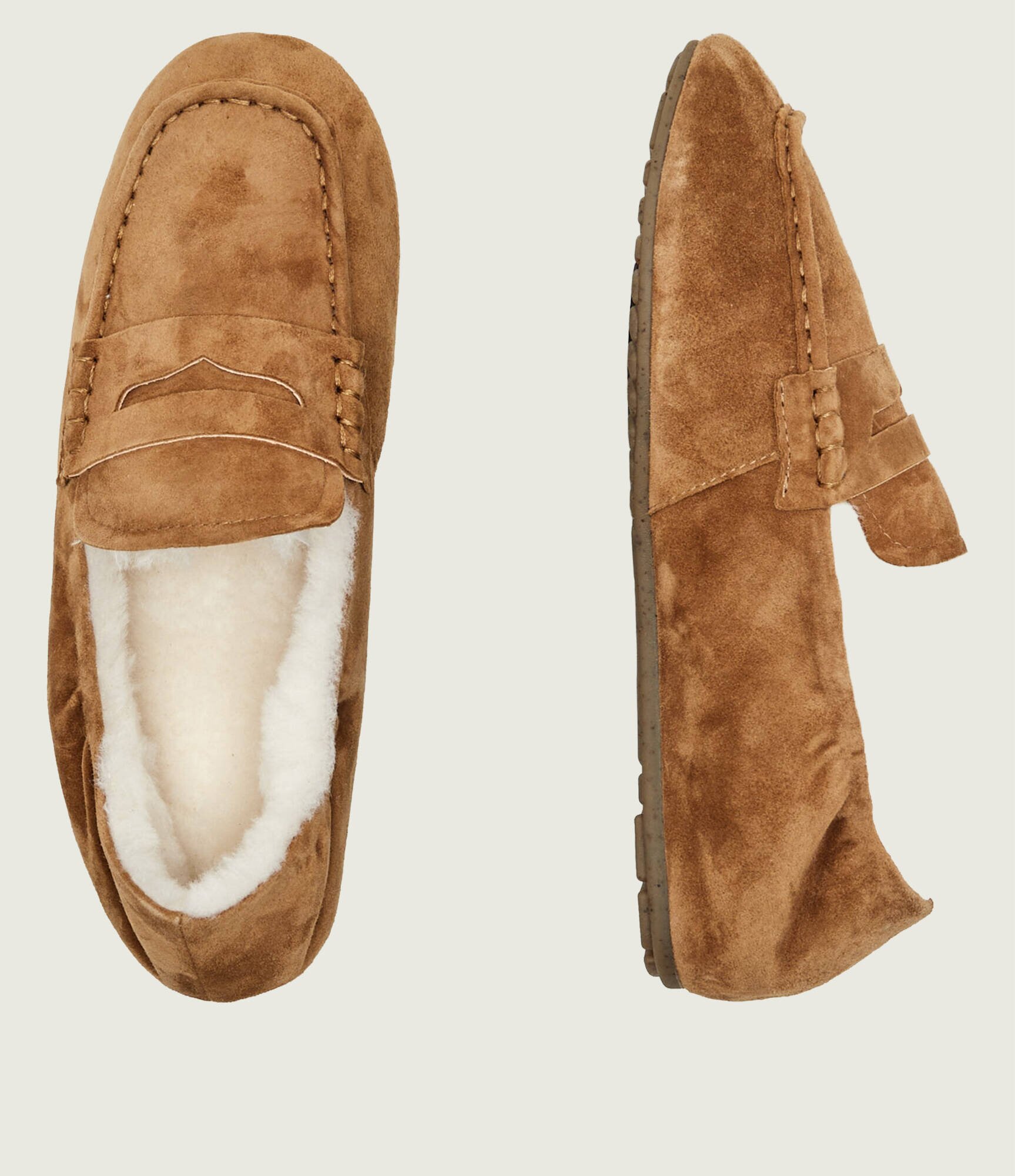 Emu Australia Căptușite mocasini Kirra Nest | piele întoarsă (zamsz) | cu adaos de lână | shearling