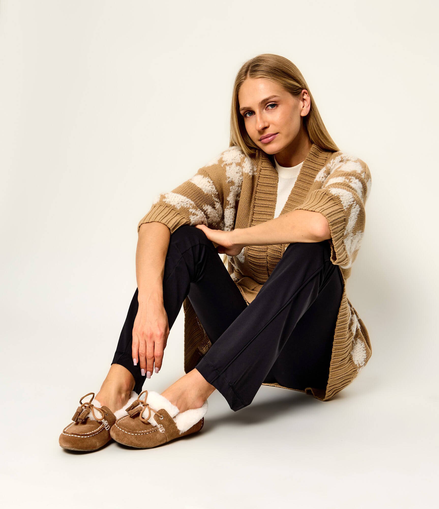 Emu Australia Căptușite mocasini Martina | piele întoarsă (zamsz) | cu adaos de lână | shearling